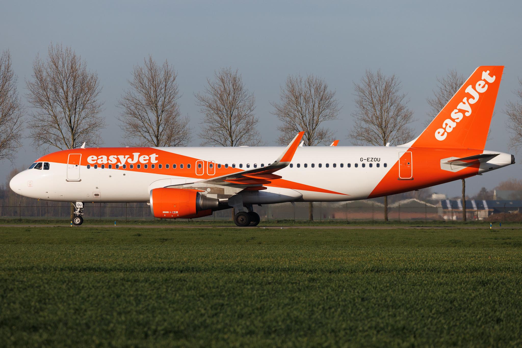 Amsterdam Schiphol: easyJet (U2 / EZY) | Airbus A320-214 A320 | G-EZOU | MSN 6754