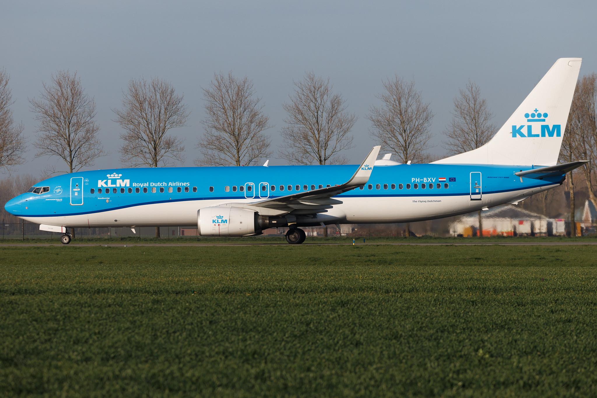 Amsterdam Schiphol: KLM (KL / KLM) | Boeing 737-8K2 B738 | PH-BXV | MSN 30370