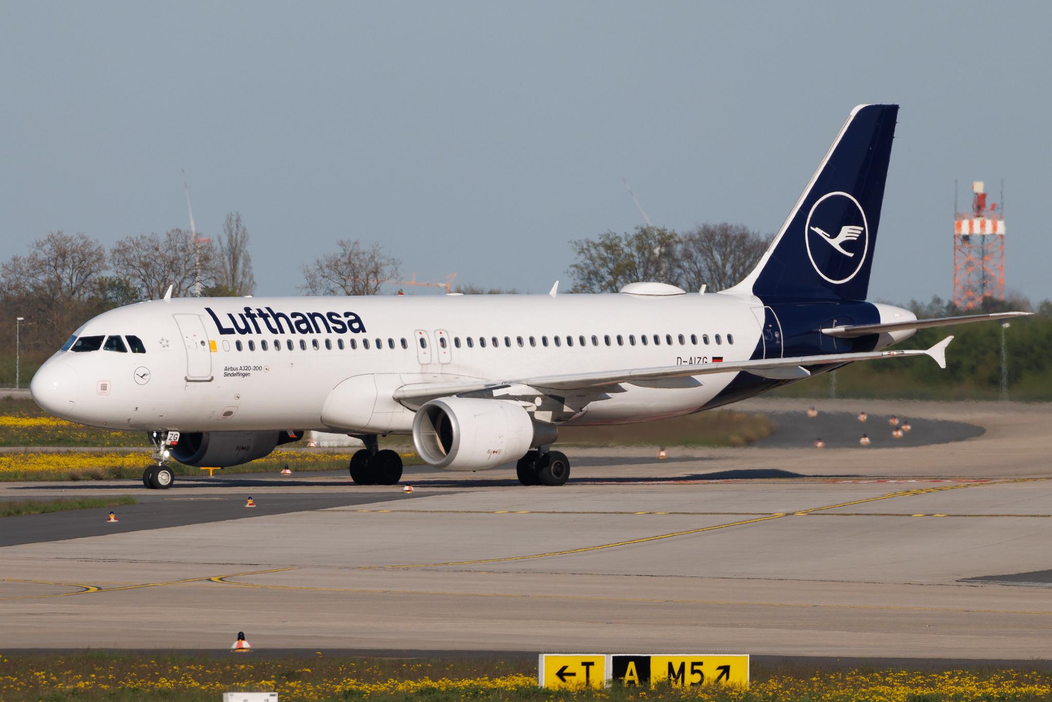 Flughafen Berlin Brandenburg: Lufthansa (LH / DLH) | Airbus A320-214 A320 | D-AIZG | MSN 4324