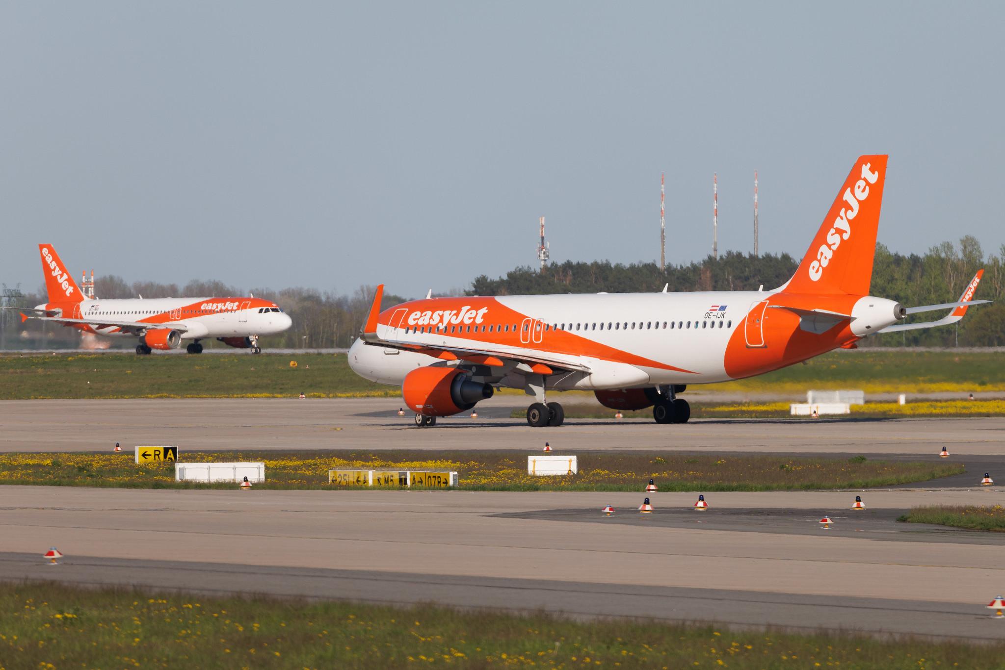 Flughafen Berlin Brandenburg: easyJet (U2 / EZY) | Operator: easyJet Europe | Airbus A320-214 A320 | OE-IJK | MSN 6565