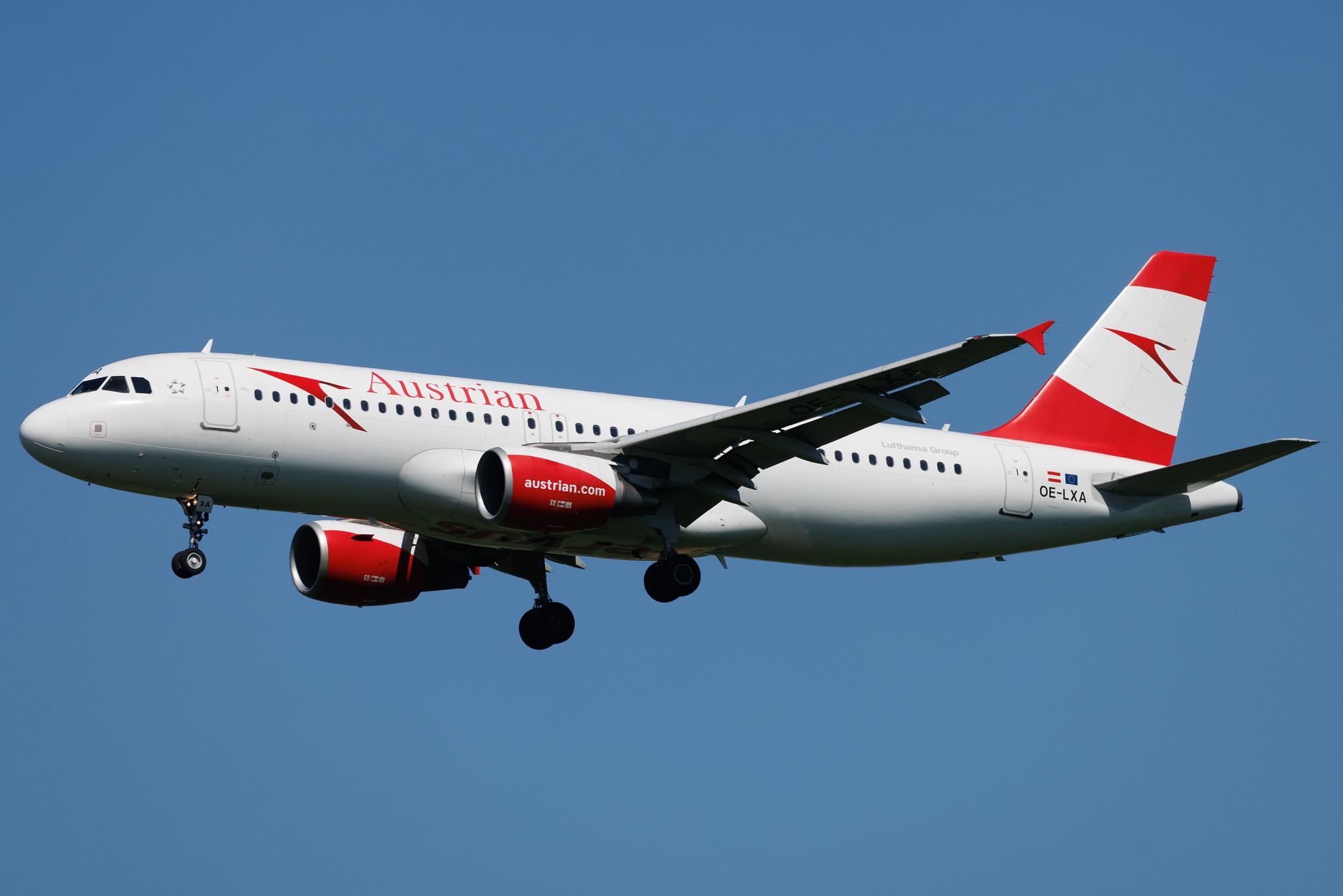 Flughafen Berlin Brandenburg: Austrian Airlines (OS / AUA) | Airbus A320-216 A320 | OE-LXA | MSN 3295