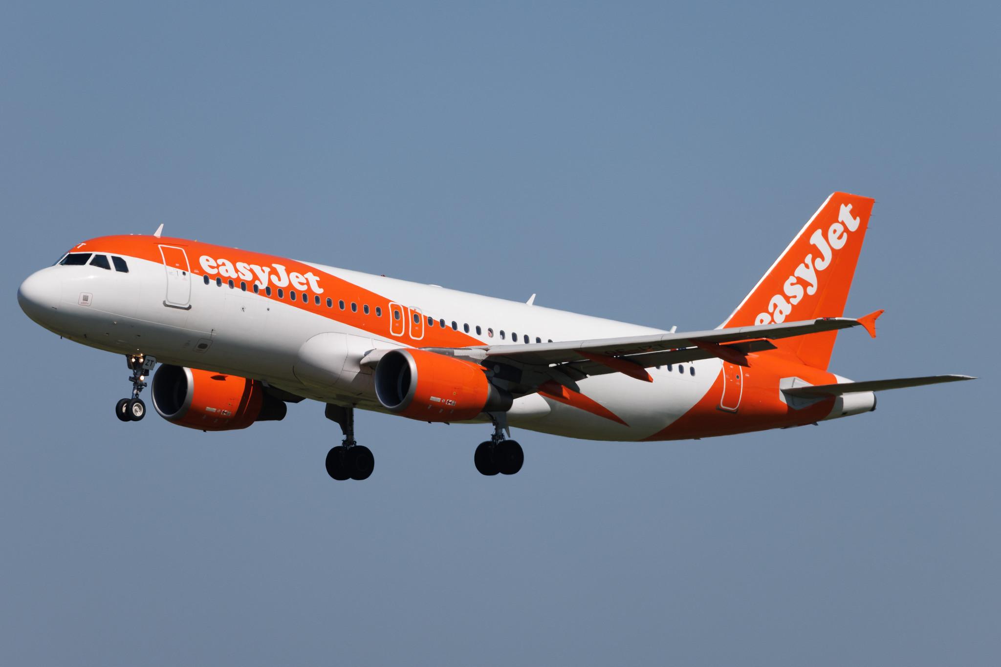 Flughafen Berlin Brandenburg: easyJet (U2 / EZY) | Operator: easyJet Europe | Airbus A320-214 A320 | OE-IZT | MSN 3995