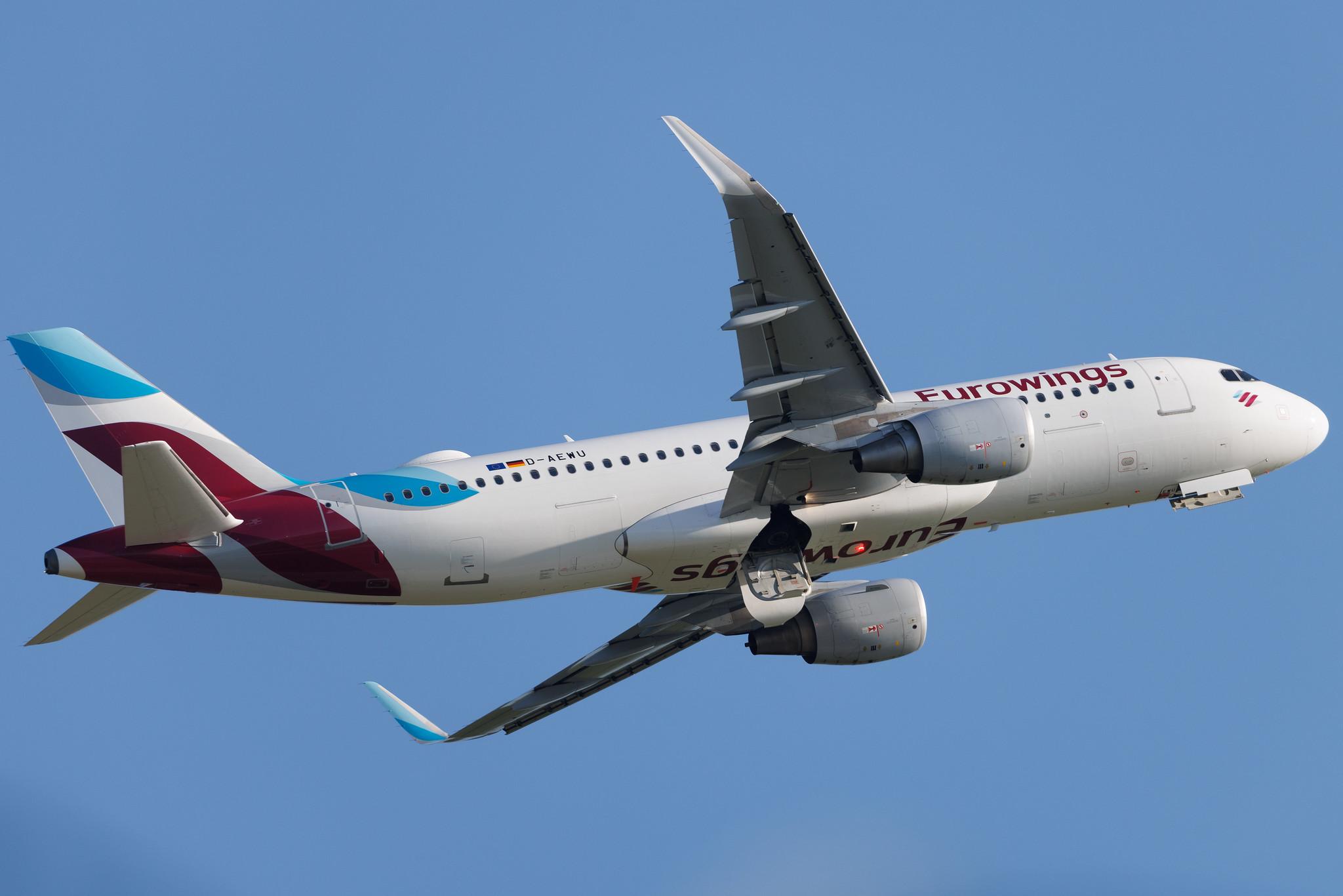 Flughafen Berlin Brandenburg: Eurowings (EW / EWG) | Airbus A320-214 A320 | D-AEWU | MSN 7513