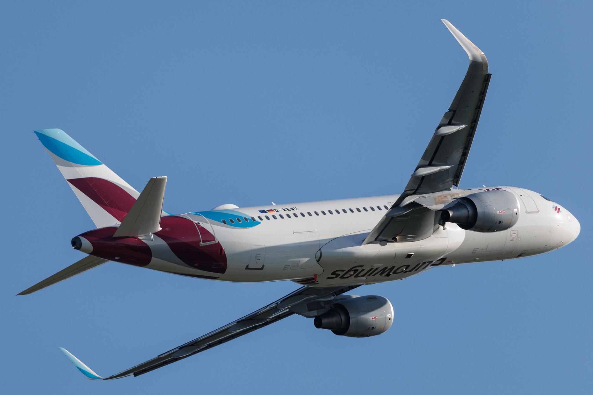Flughafen Berlin Brandenburg: Eurowings (EW / EWG) | Airbus A320-214 A320 | D-AEWU | MSN 7513
