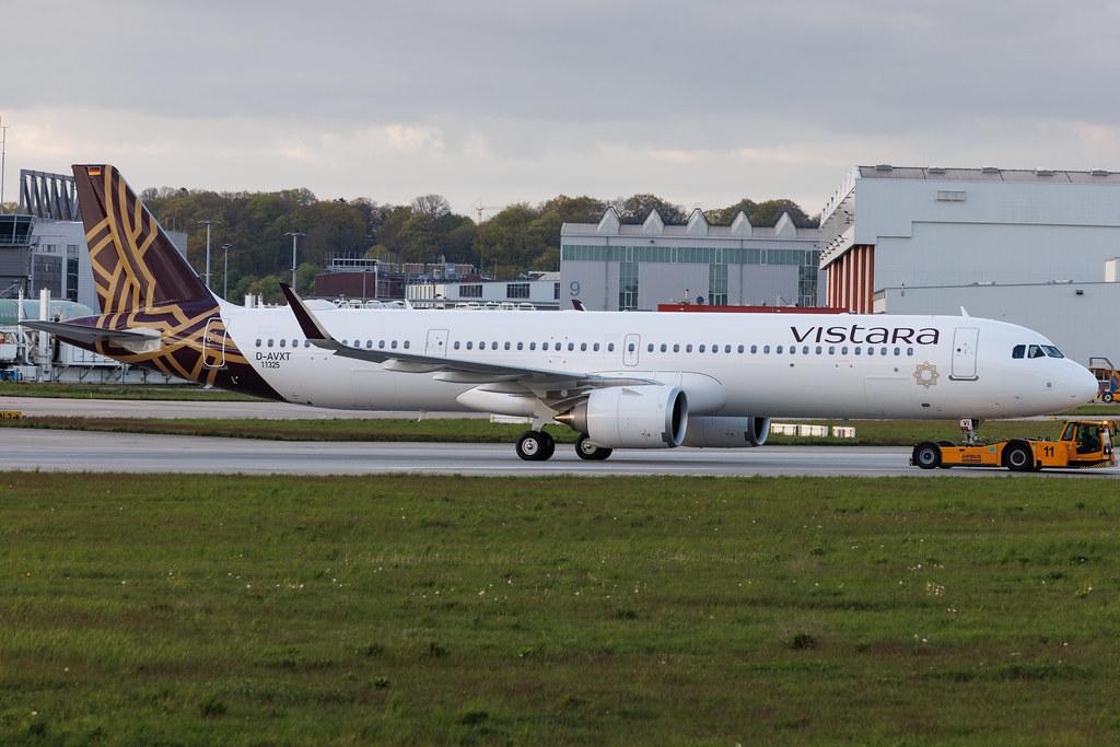 Hamburg Finkenwerder: Vistara (UK / VTI) | Airbus A321-251NX A21N | D-AVXT | VT-TVI | MSN 11325
