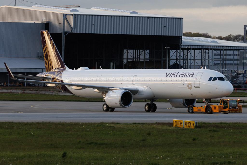 Hamburg Finkenwerder: Vistara (UK / VTI) | Airbus A321-251NX A21N | D-AVXT | VT-TVI | MSN 11325