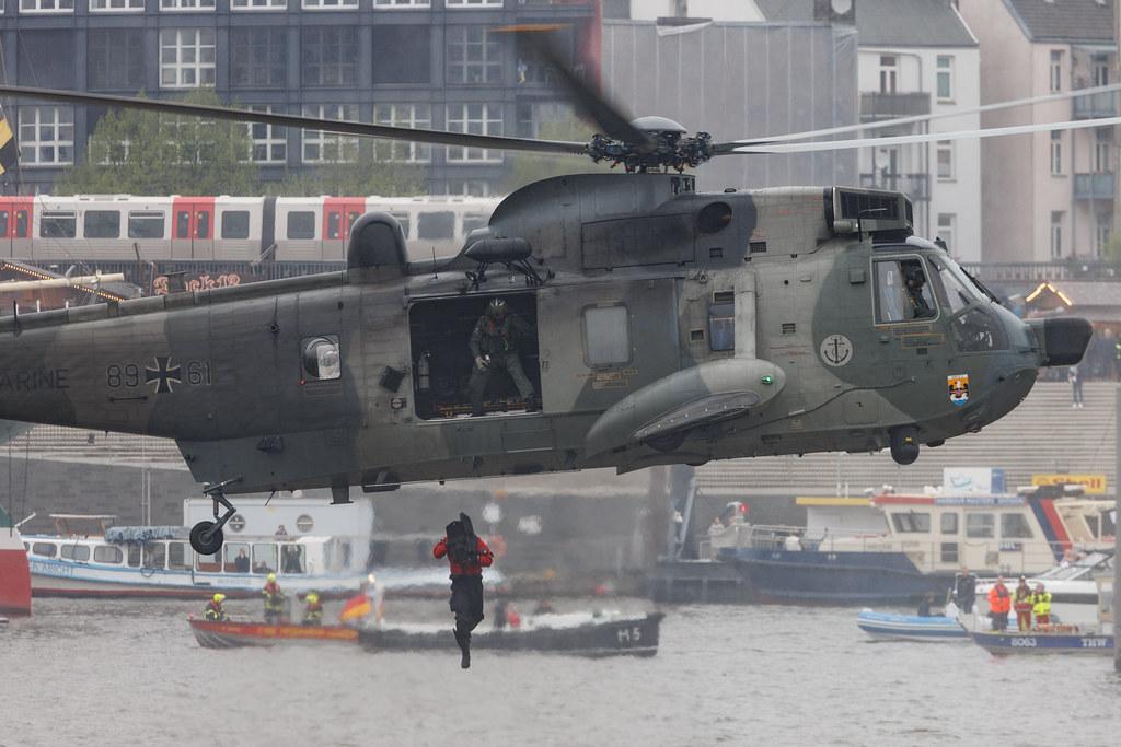 SOS Joint Rescue Operation: German Navy (/ GNY) | Westland Sea King Mk.41 | 89-61 | MSN WA830