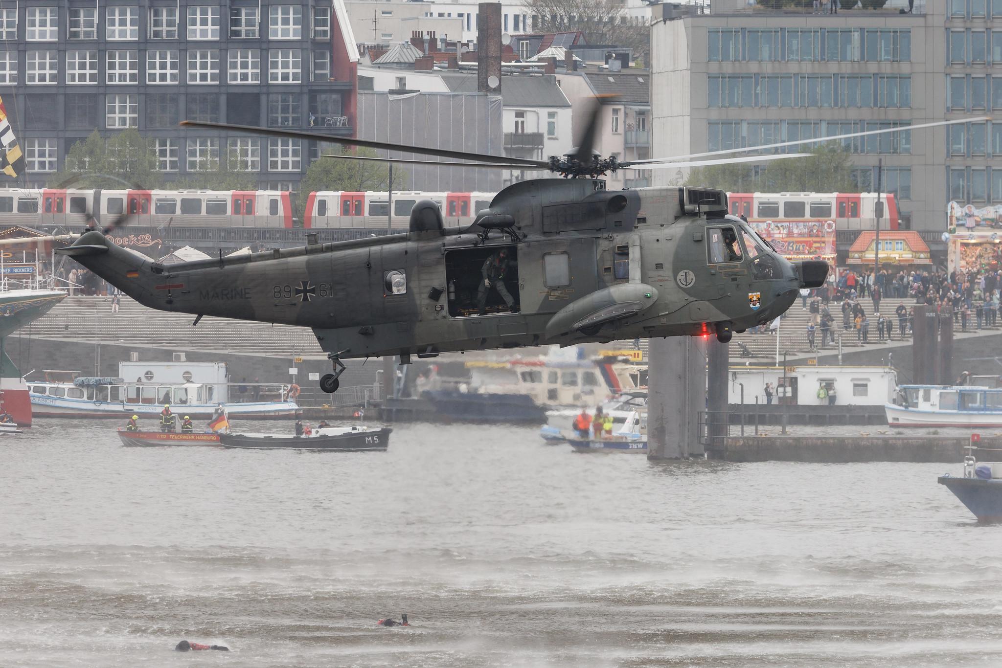 SOS Joint Rescue Operation: German Navy (/ GNY) | Westland Sea King Mk.41 | 89-61 | MSN WA830