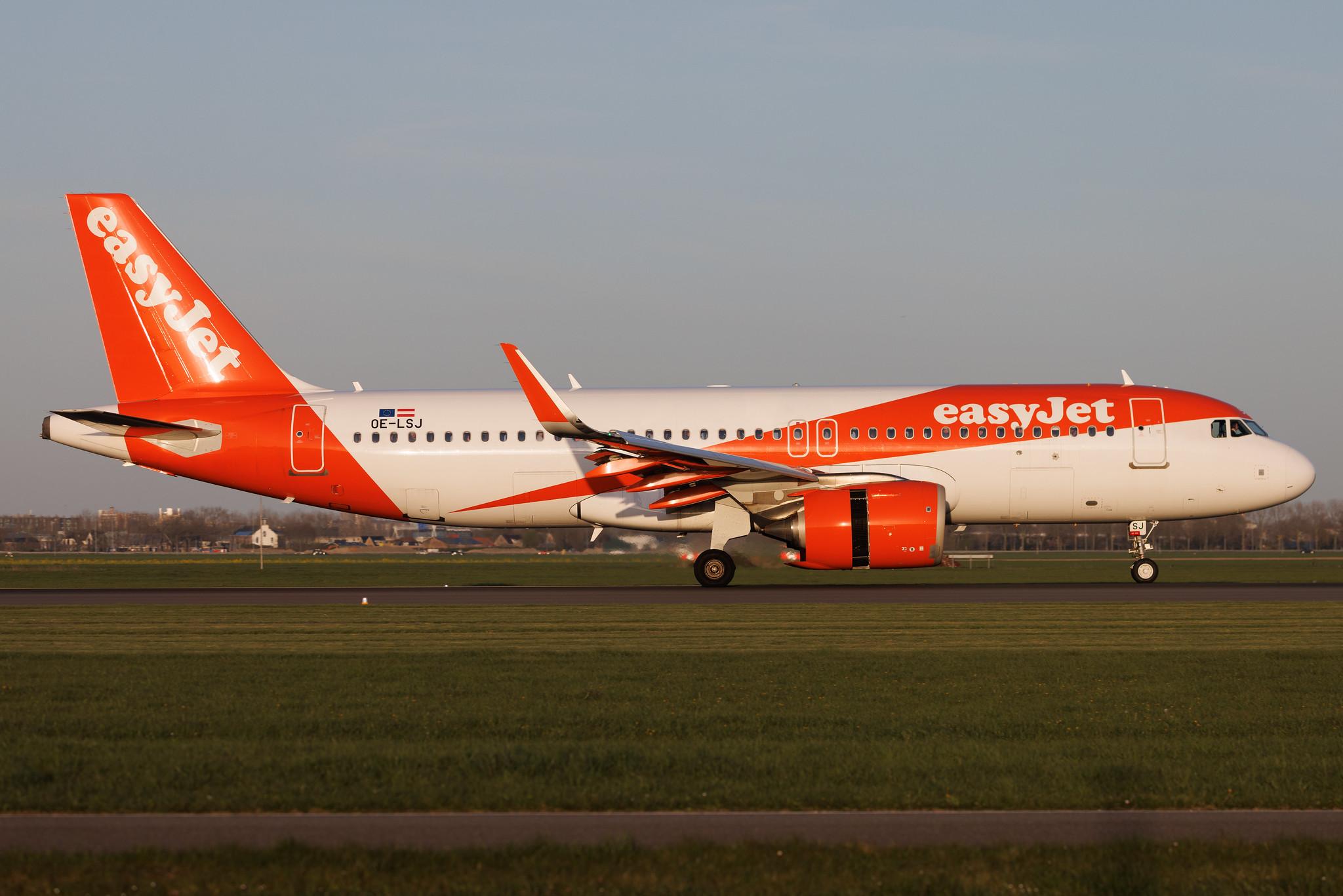 Amsterdam Schiphol: easyJet (U2 / EZY) | Operator: easyJet Europe | Airbus A320-251N A20N | OE-LSJ | MSN OE-LSJ