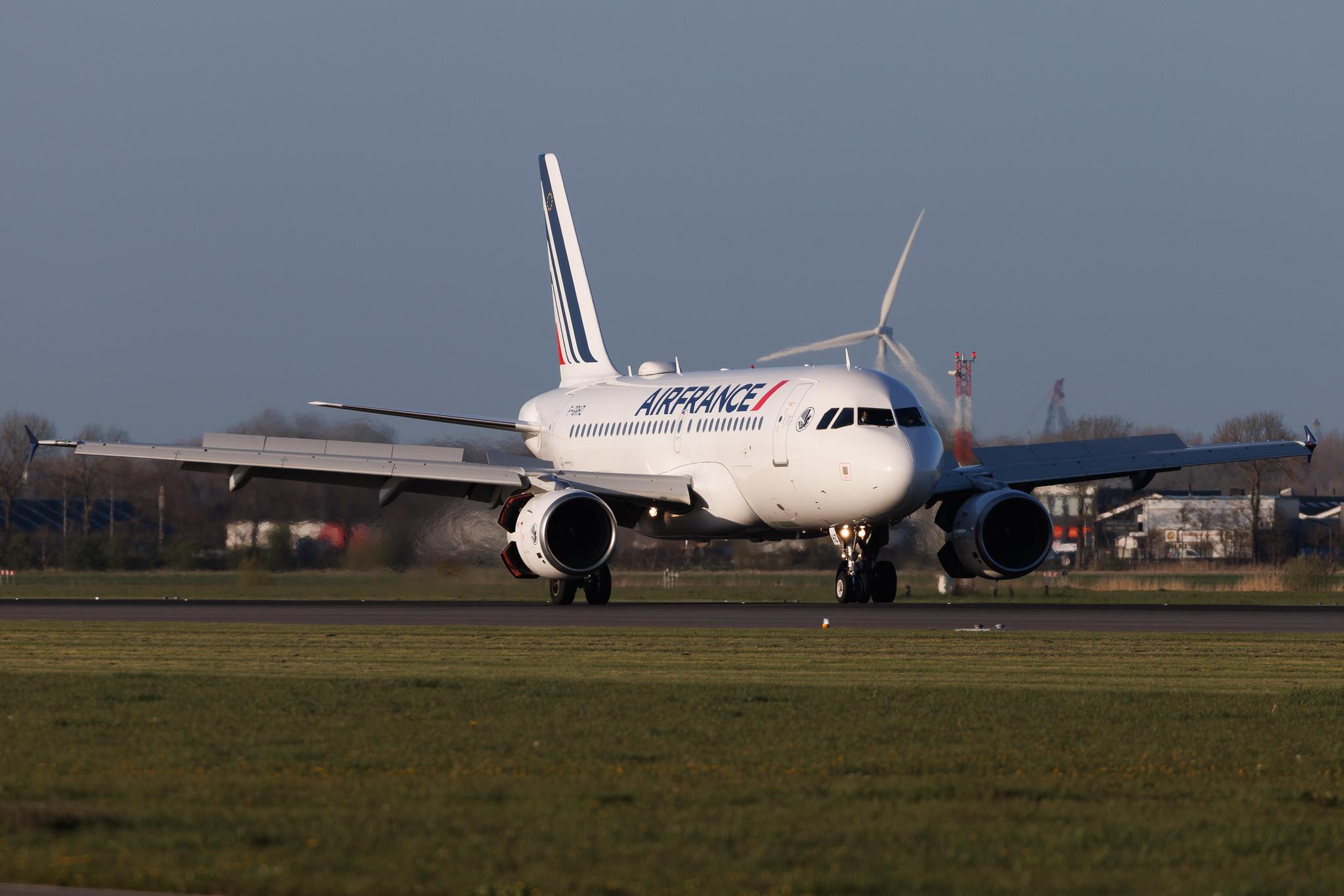 Amsterdam Schiphol: Air France (AF / AFR) | Airbus A319-111 A319 | F-GRHZ | MSN 1622