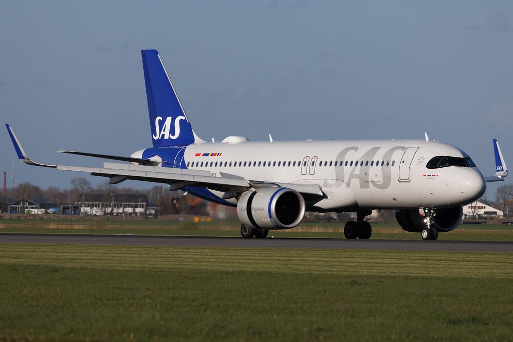 Amsterdam Schiphol: SAS (SK / SAS) | Airbus A320-251N A20N | SE-ROX | MSN 9330