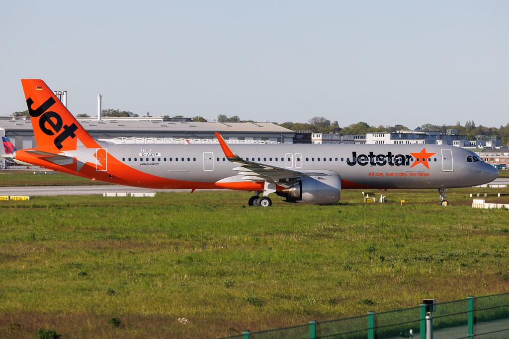 Hamburg Finkenwerder: Jetstar Airways (JQ / JST) | Airbus A321-251NX A21N | D-AZYP | VH-OFV | MSN 11301