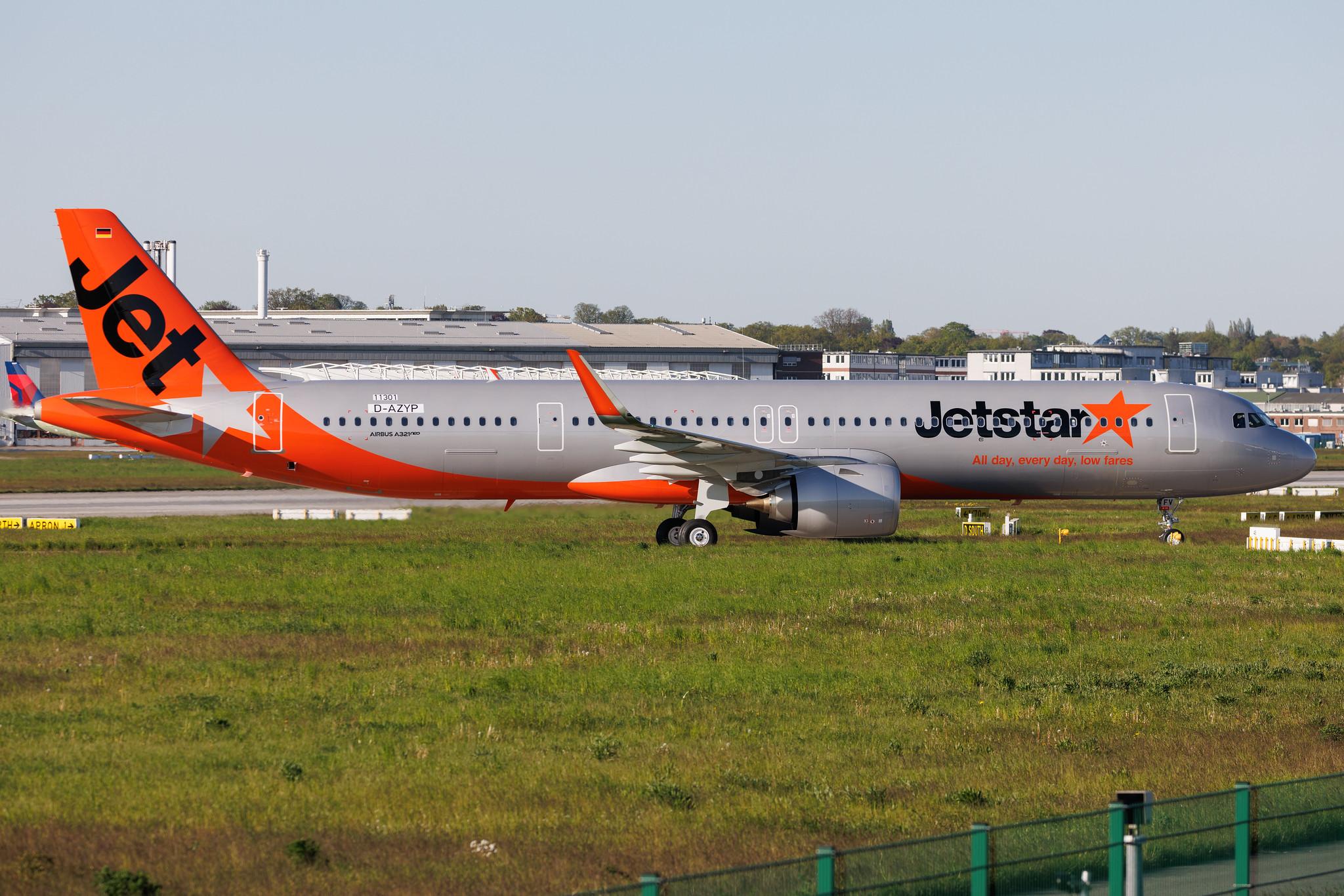 Hamburg Finkenwerder: Jetstar Airways (JQ / JST) | Airbus A321-251NX A21N | D-AZYP | VH-OFV | MSN 11301