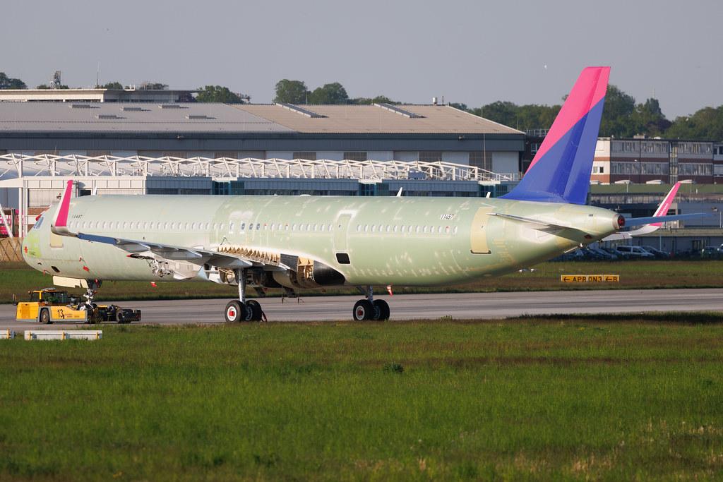 Hamburg Finkenwerder: Wizz Air Malta (W4 / WMT) | Airbus A321-271NX A21N | D- | MSN 11457