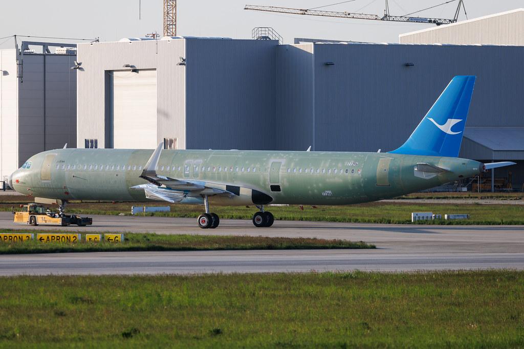 Hamburg Finkenwerder: Xiamen Airlines (MF / CXA) | Airbus A321-251NX A21N | D-AXXI | MSN 11396