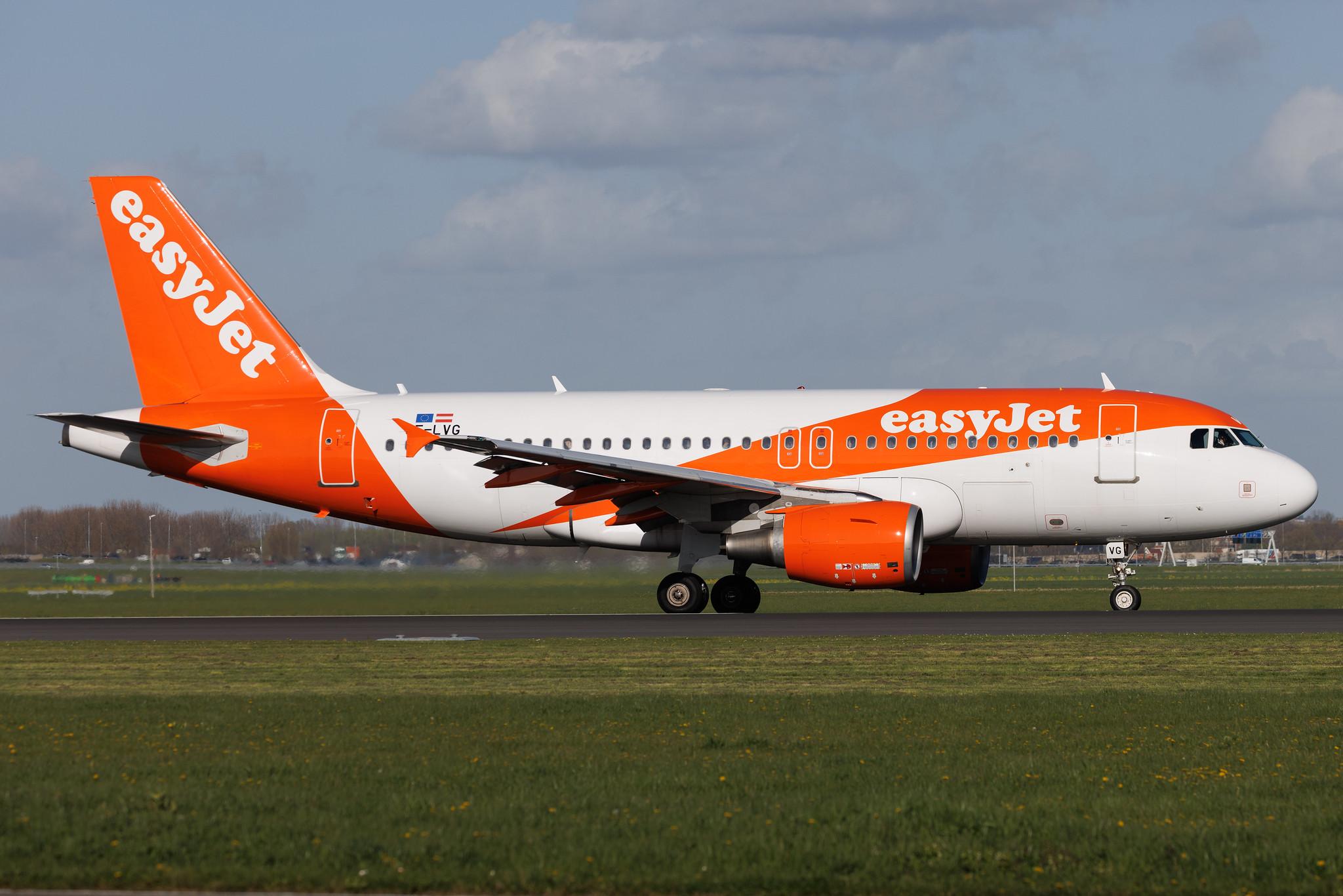 Amsterdam Schiphol: easyJet (U2 / EZY) | Operator: easyJet Europe | Airbus A319-111 A319 | OE-LVG | MSN 02744
