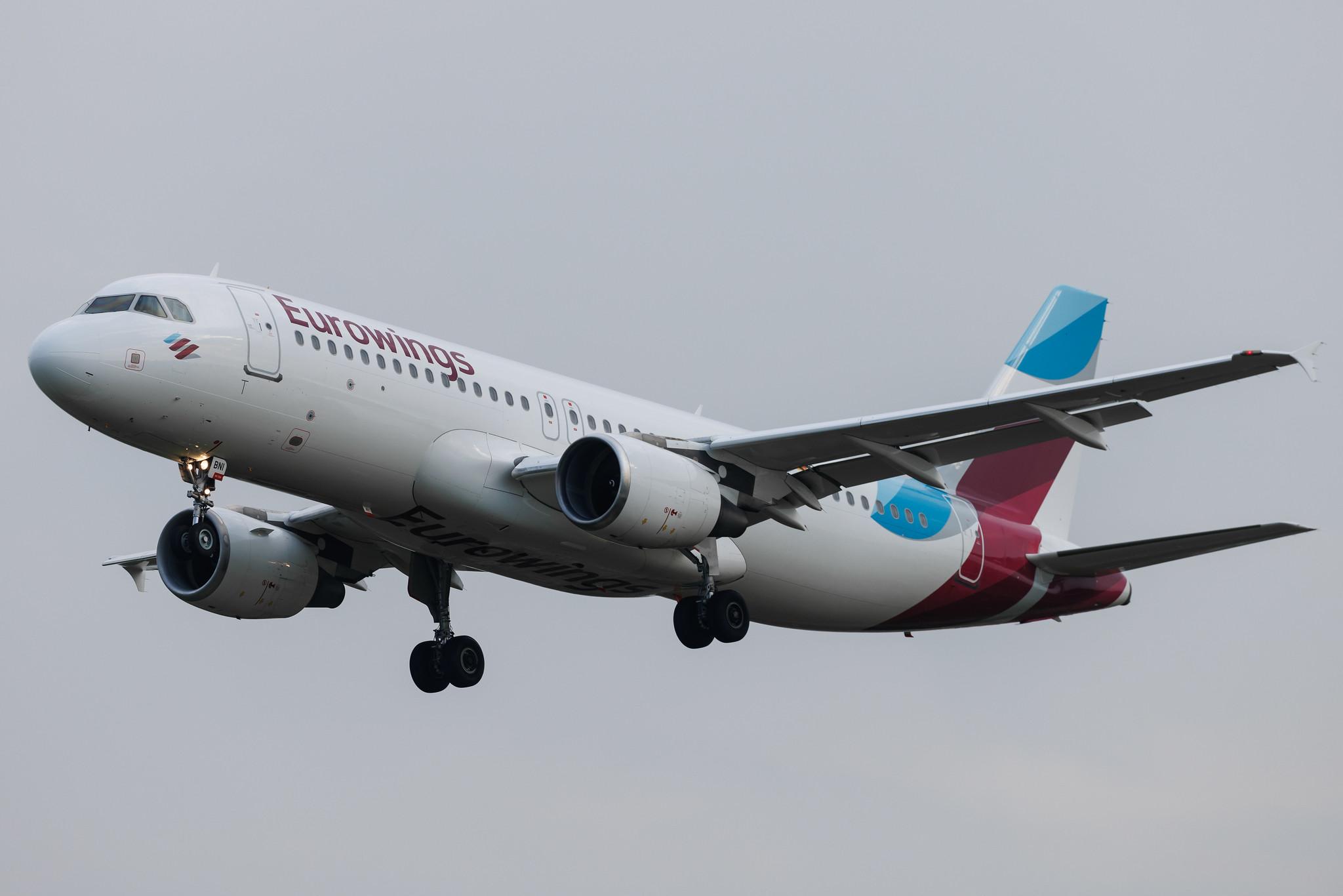 Hamburg Airport: Eurowings (EW / EWG) | Airbus A320-214 A320 | D-ABNI | MSN 1717