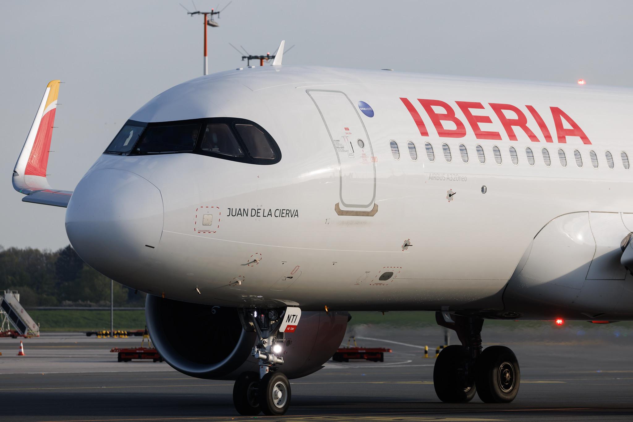 Hamburg Airport: Iberia (IB / IBE) | Airbus A320-251N A20N | EC-NTI | MSN 10706