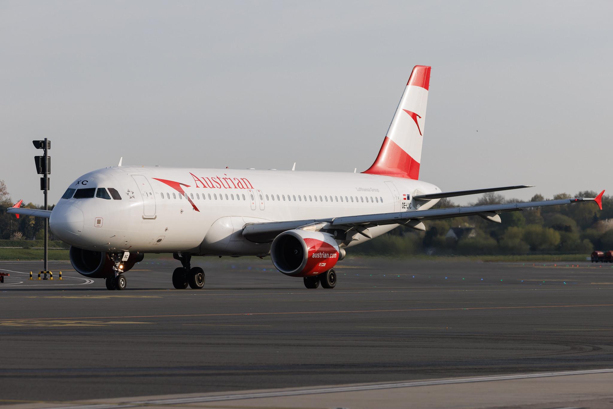 Hamburg Airport: Austrian Airlines (OS / AUA) | Airbus A320-216 A320 | OE-LXC | MSN 3502