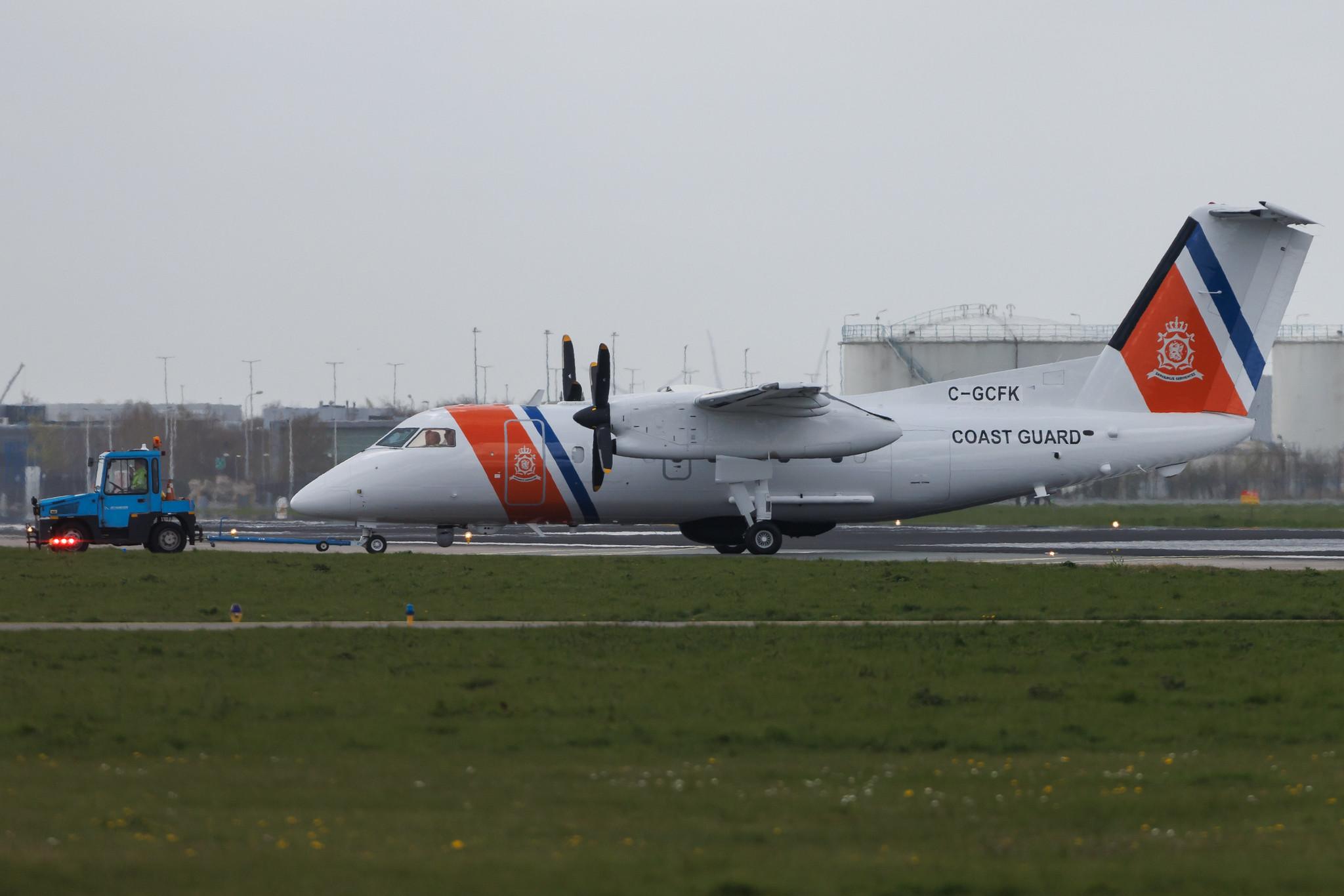 Amsterdam Schiphol: Nav Canada | De Havilland Canada Dash 8-100 DH8A | C-GCFK | MSN 028