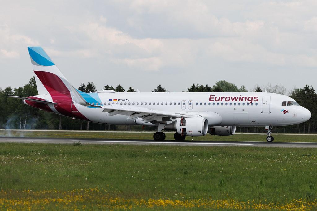 Hamburg Airport: Eurowings (EW / EWG) | Airbus A320-214 A320 | D-AEWL | MSN 7263