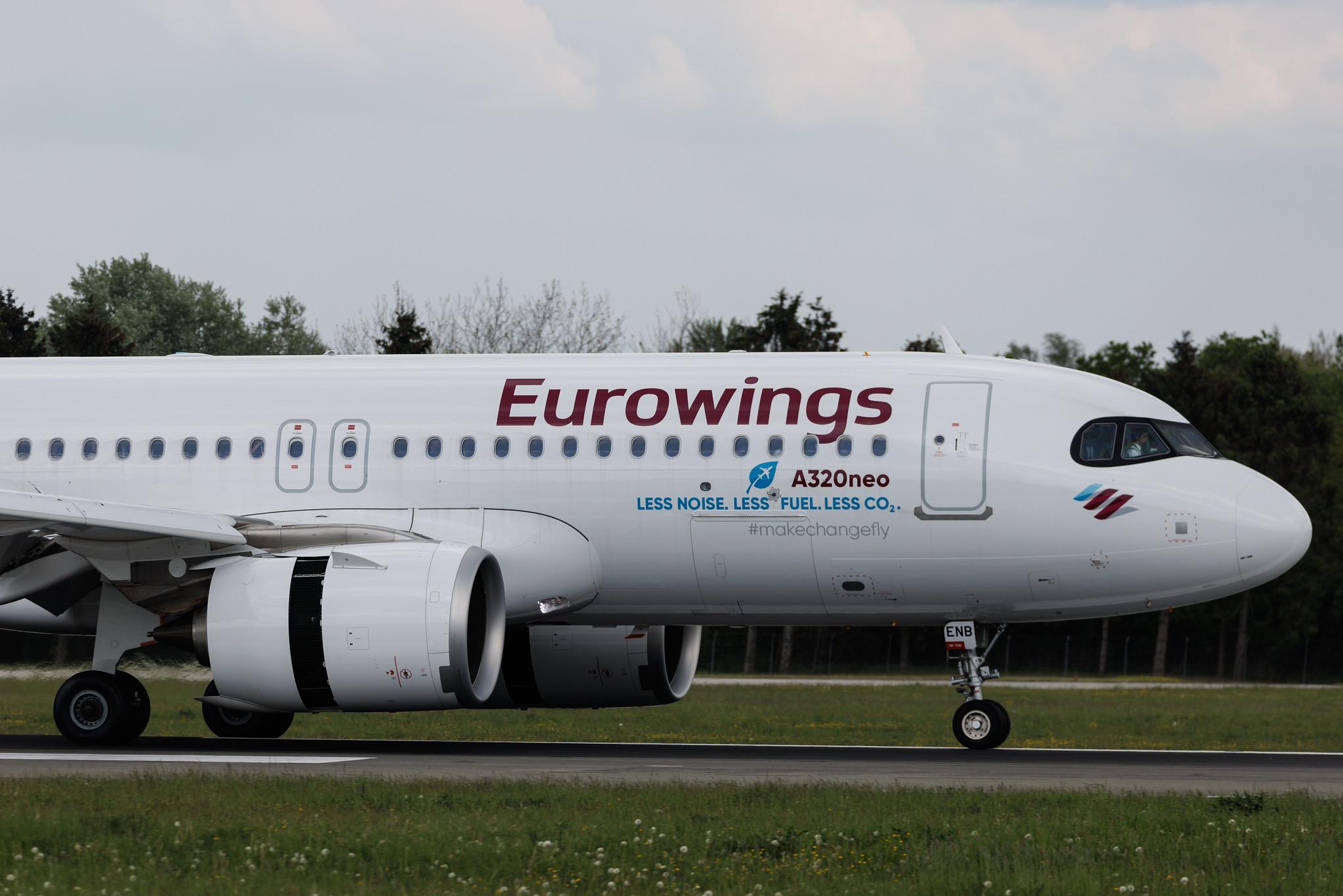Hamburg Airport: Eurowings (EW / EWG) | Airbus A320-251N A20N | D-AENB | MSN 10798