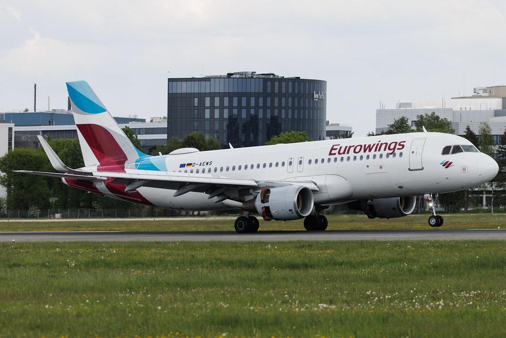 Hamburg Airport: Eurowings (EW / EWG) | Airbus A320-214 A320 | D-AEWS | MSN 7439