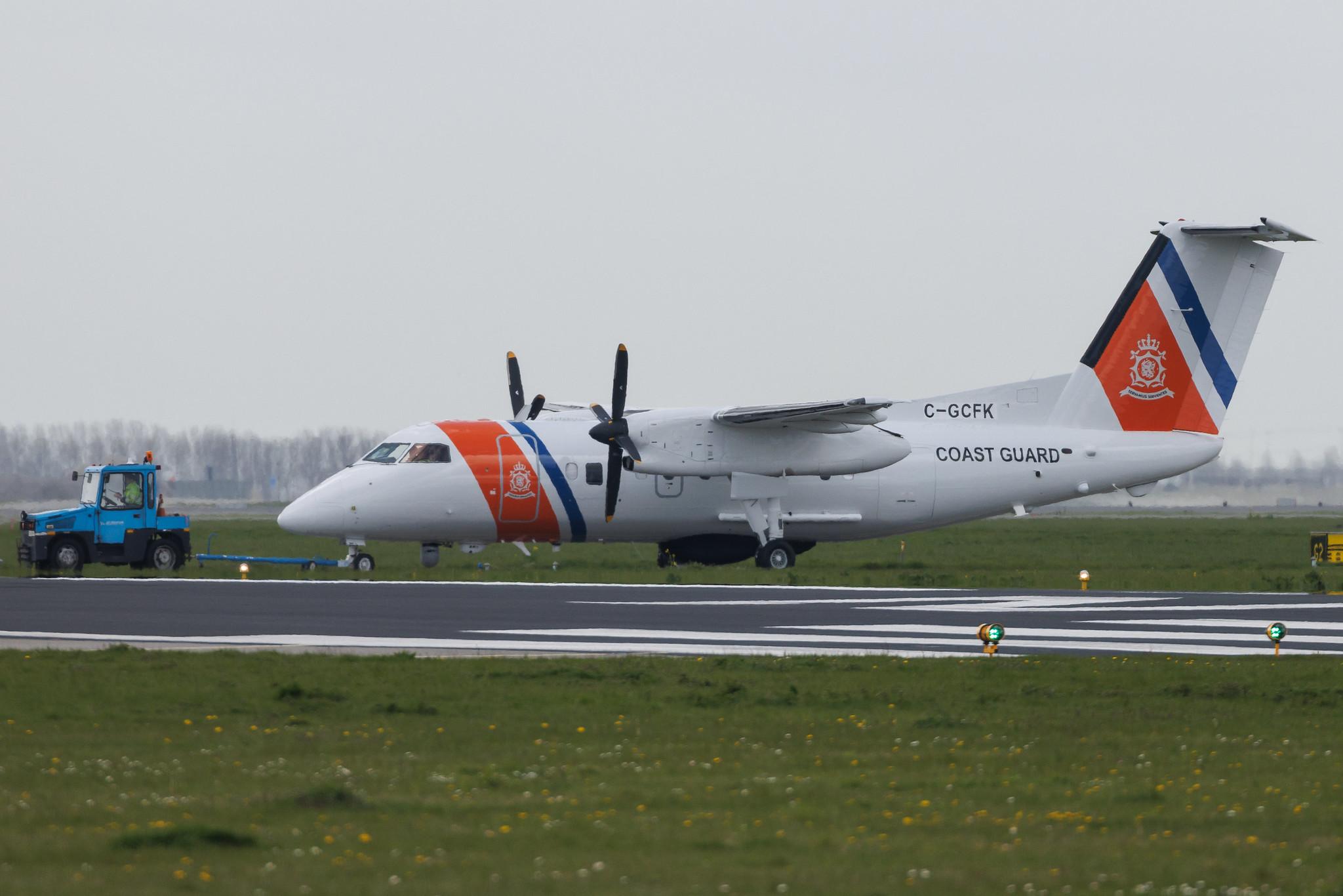 Amsterdam Schiphol: Nav Canada | De Havilland Canada Dash 8-100 DH8A | C-GCFK | MSN 028