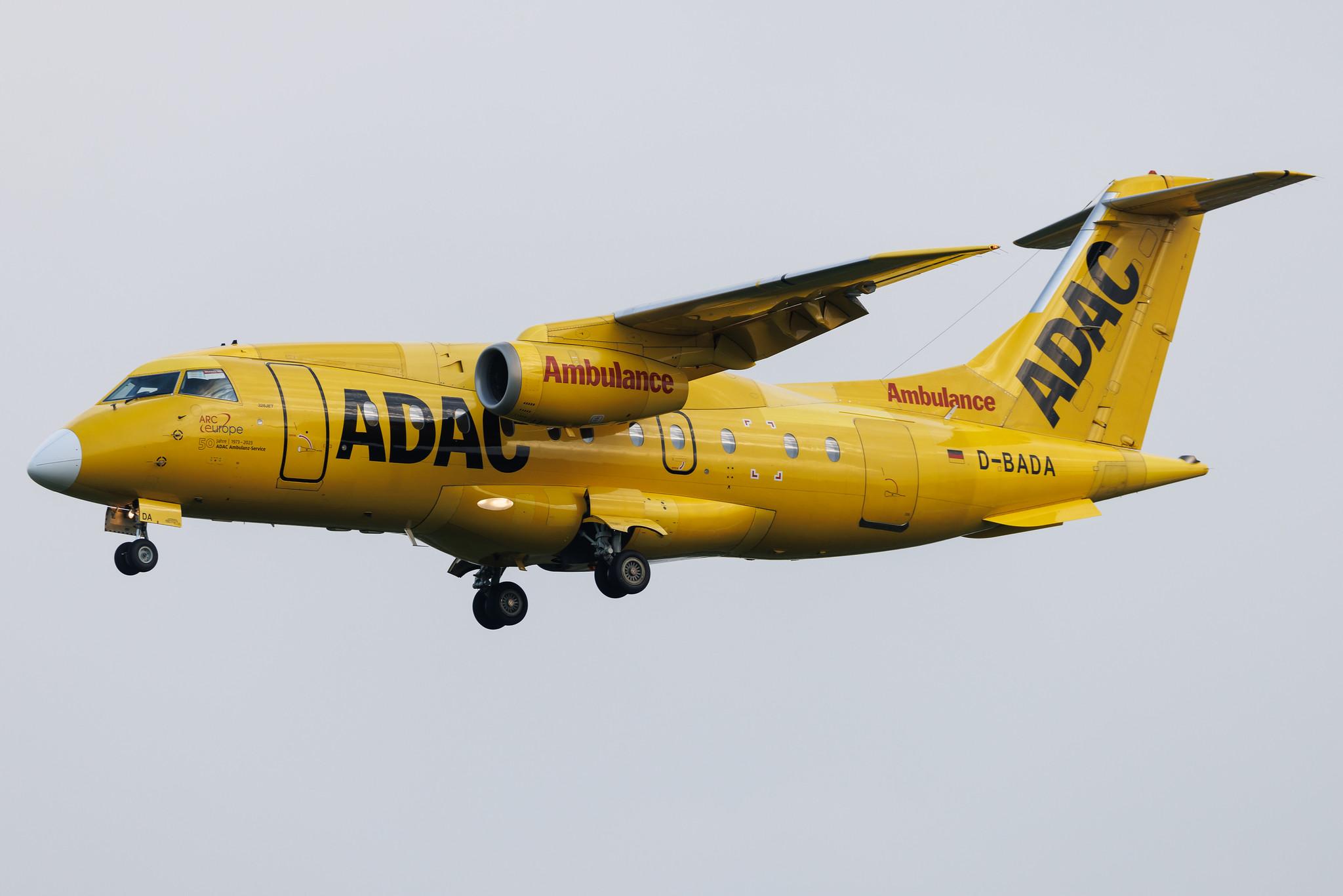 Hamburg Airport: ADAC Luftrettung (/ ADN) | Operator: Aero-Dienst | Dornier 328-310 JET J328 | D-BADA | MSN 3224