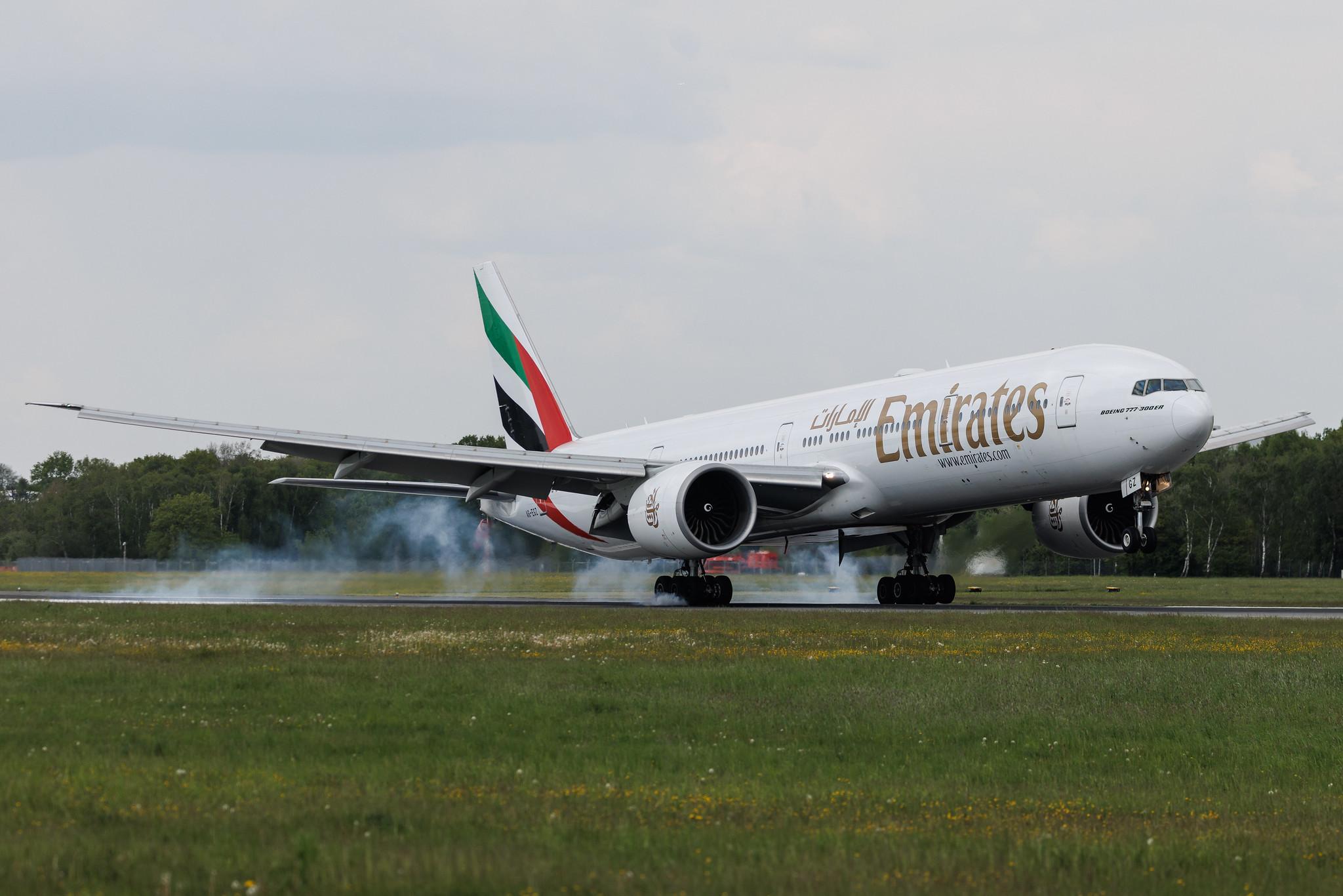 Hamburg Airport: Emirates (EK / UAE) | Boeing 777-31H(ER) B77W | A6-EGZ | MSN 41081