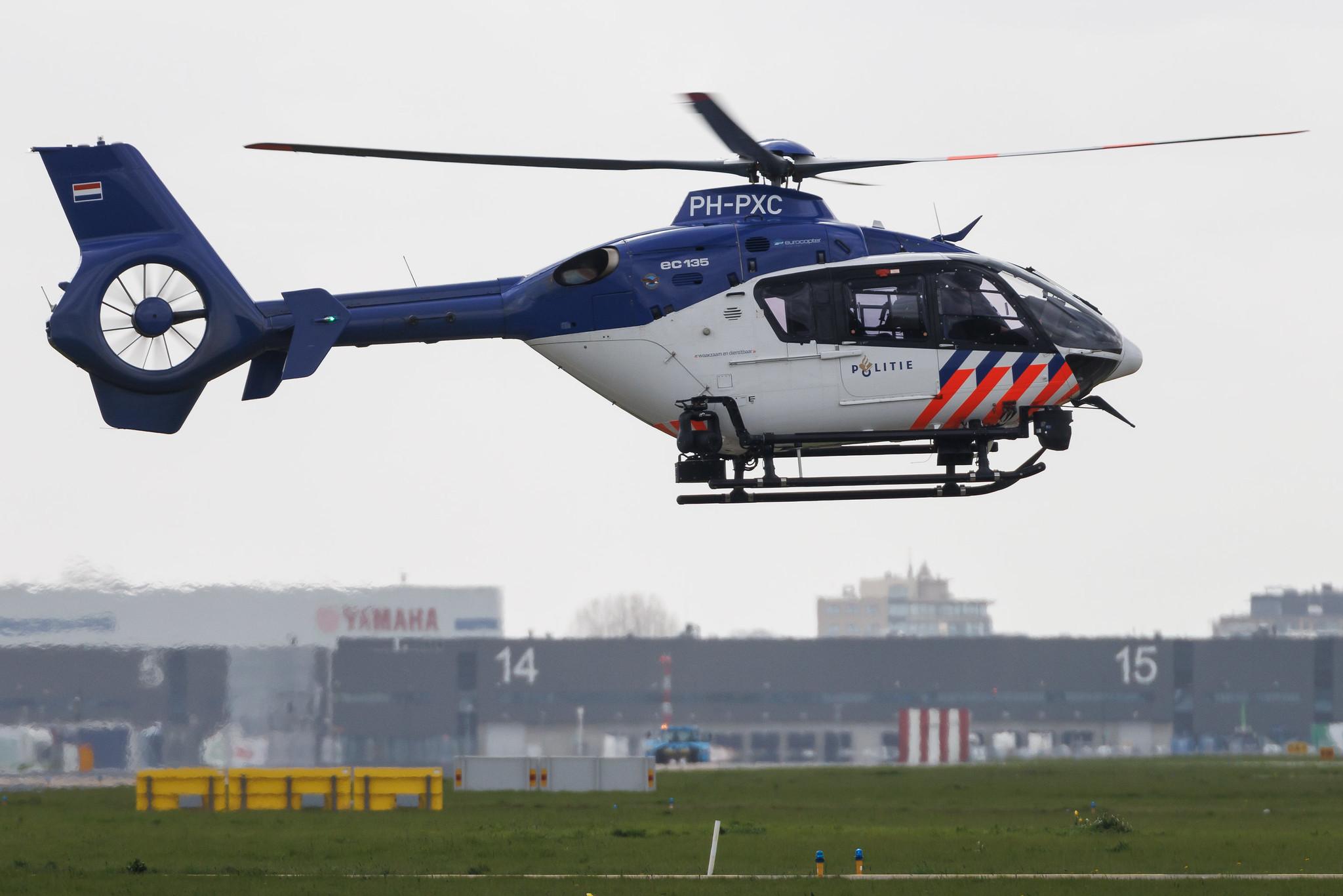 Amsterdam Schiphol: Politie (Dutch Police) | Airbus Helicopters H135 EC35 | PH-PXC | MSN 0795