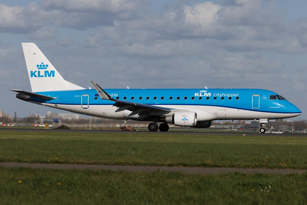 Amsterdam Schiphol: KLM (KL / KLM) | Operator: KLM Cityhopper | Embraer E175STD E75L | PH-EXS | MSN 17000702