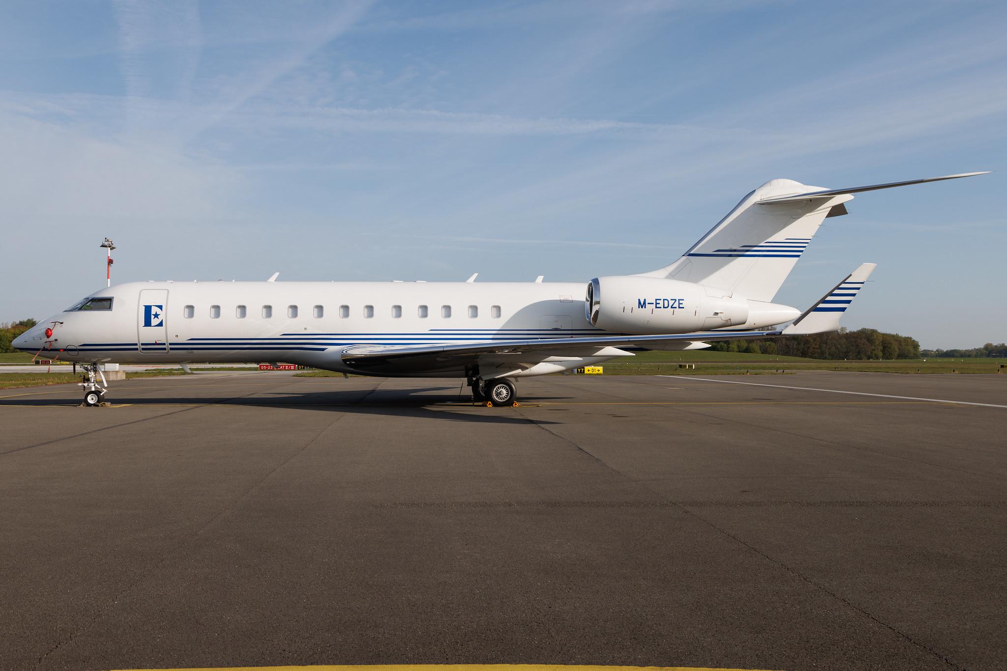 Hamburg Airport: Gama Aviation (/ GMA) | Bombardier Global Express GLEX | M-EDZE | MSN 9097