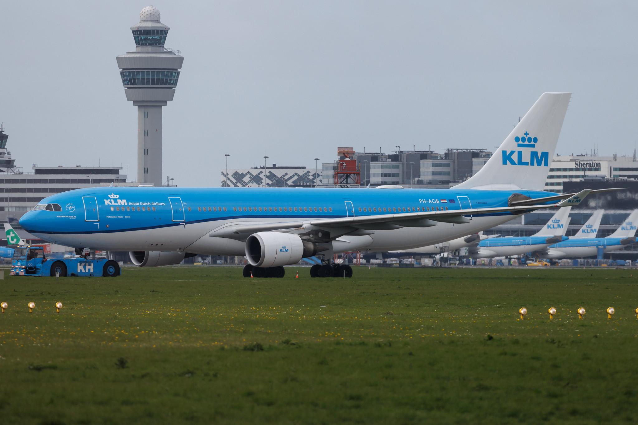 Amsterdam Schiphol: KLM (KL / KLM) | Airbus A330-203 A332 | PH-AOB | MSN 0686