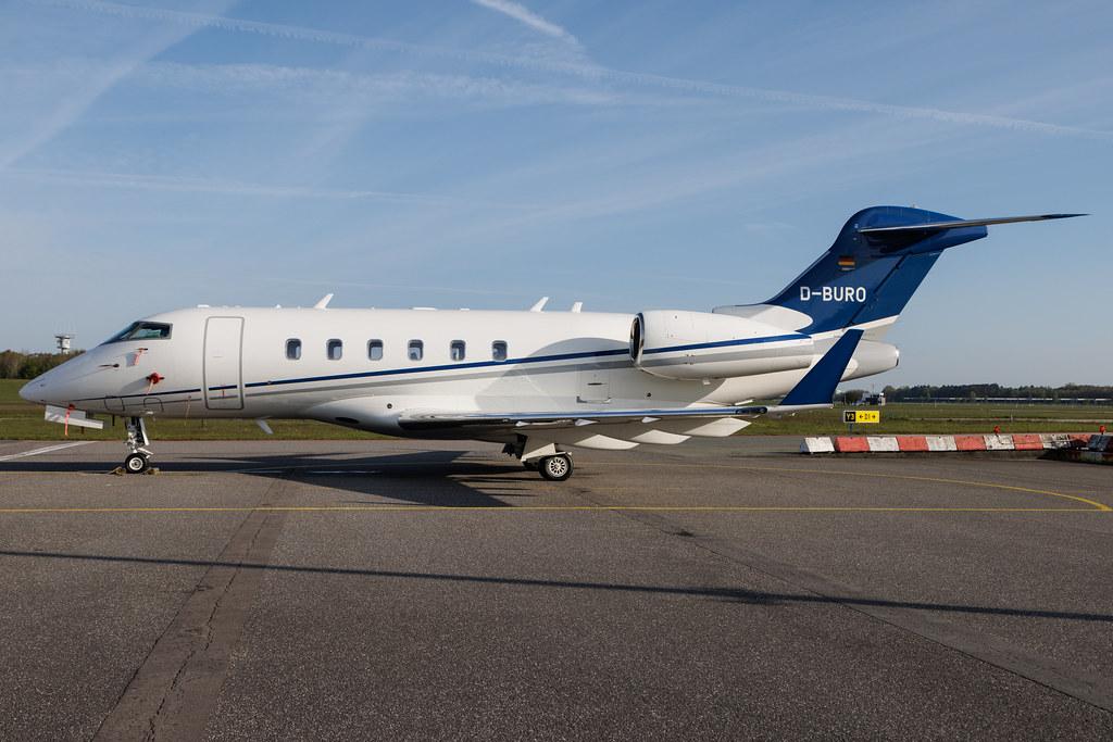 Hamburg Airport: Aero-Dienst (/ ADN) | Bombardier Challenger 300 CL30 | D-BURO | MSN 20256