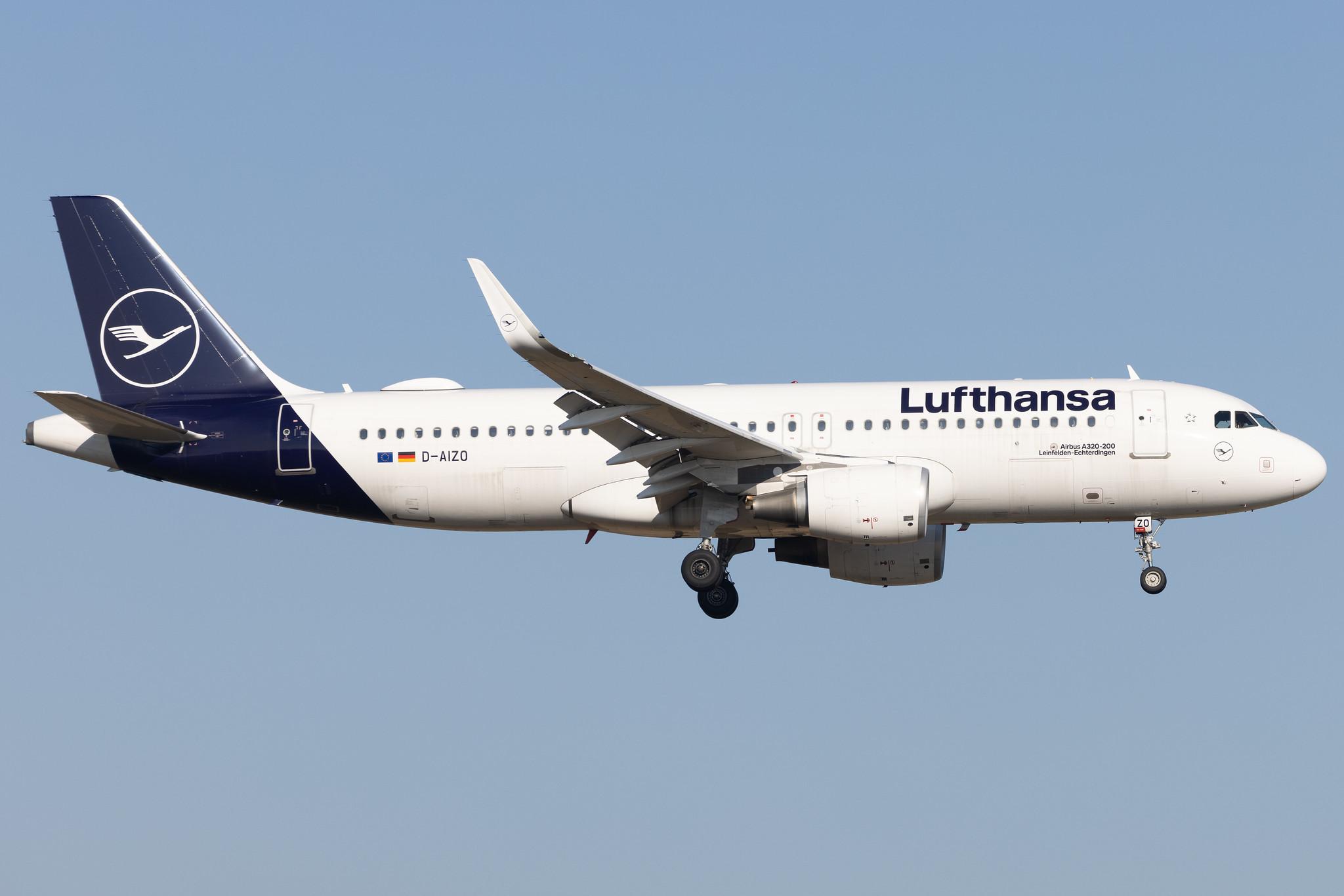 Flughafen Berlin Brandenburg: Lufthansa (LH / DLH) |  Airbus A320-214 A320 | D-AIZO | MSN 5441