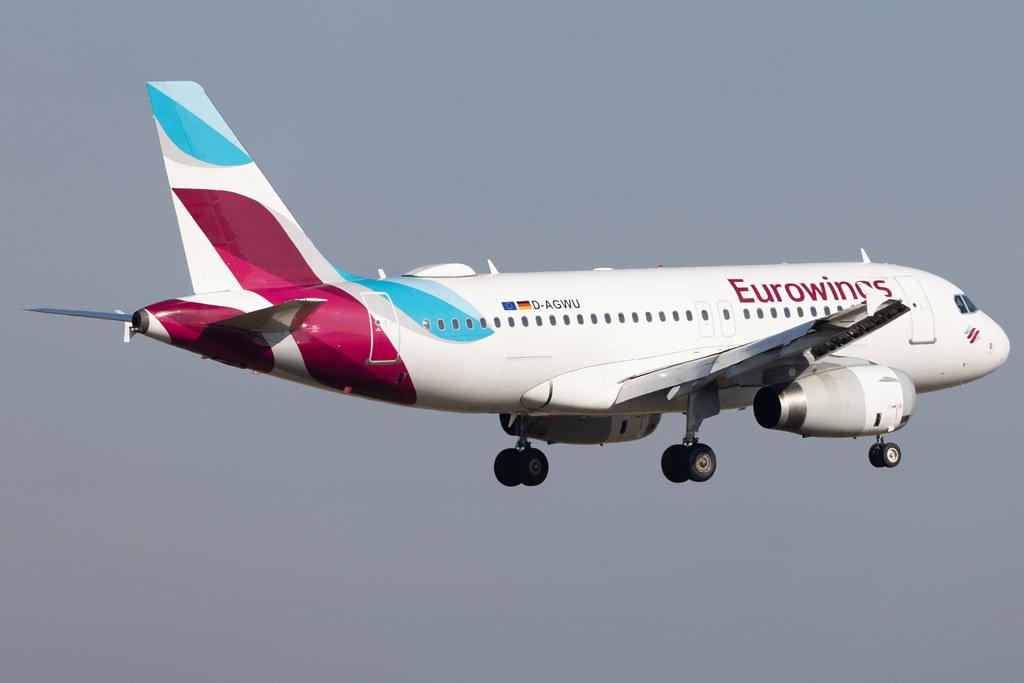 Flughafen Berlin Brandenburg: Eurowings (EW / EWG) | Airbus A319-132 A319 | D-AGWU | MSN 5457