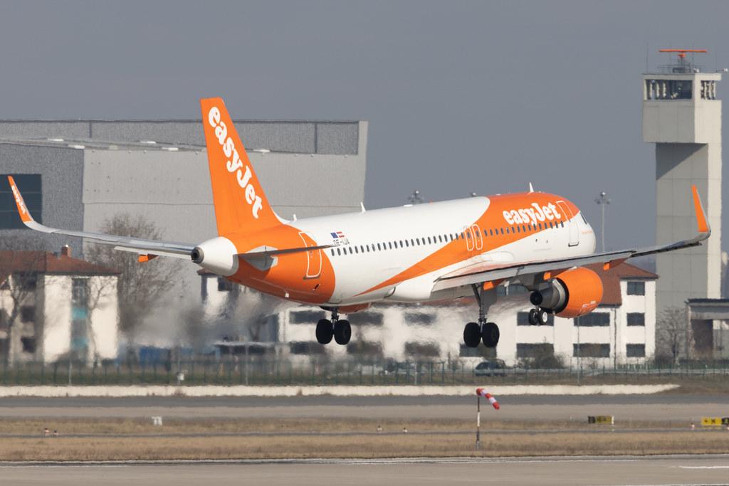 Flughafen Berlin Brandenburg: easyJet (U2 / EZY) | Operator: easyJet Europe | Airbus A320-214 A320 | OE-IJA | MSN 7660