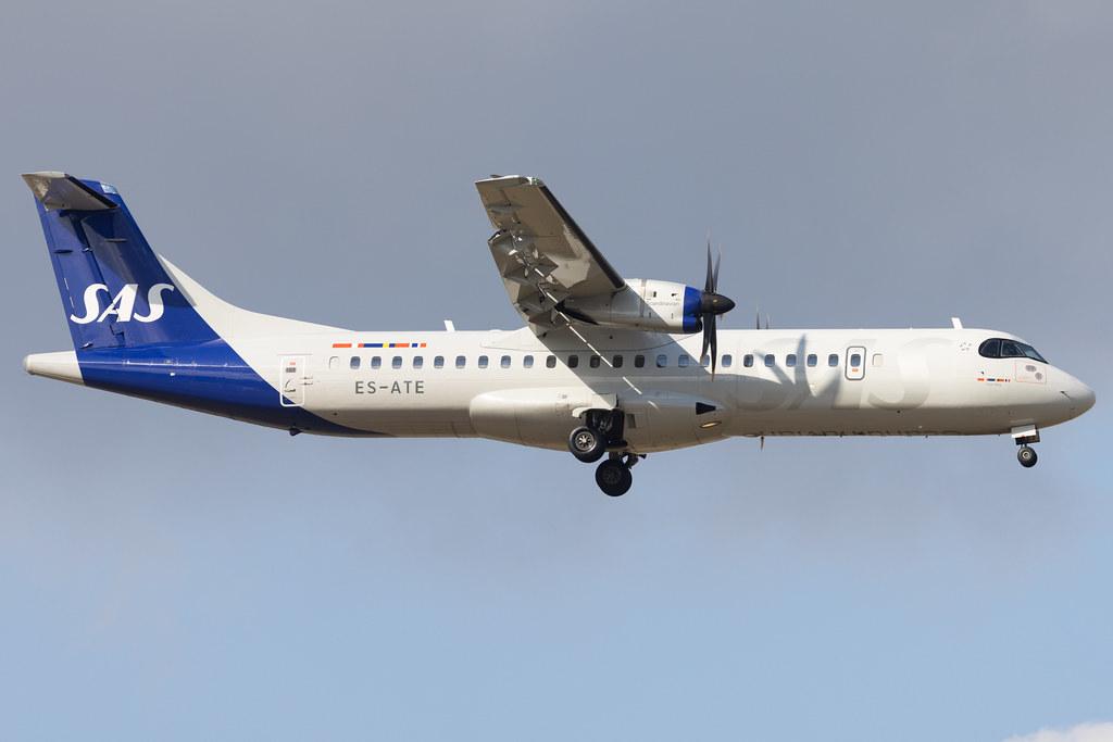 Flughafen Berlin Brandenburg: SAS (SK / SAS) | Operator: Xfly | ATR 72-600 AT76 | ES-ATE | MSN 1120