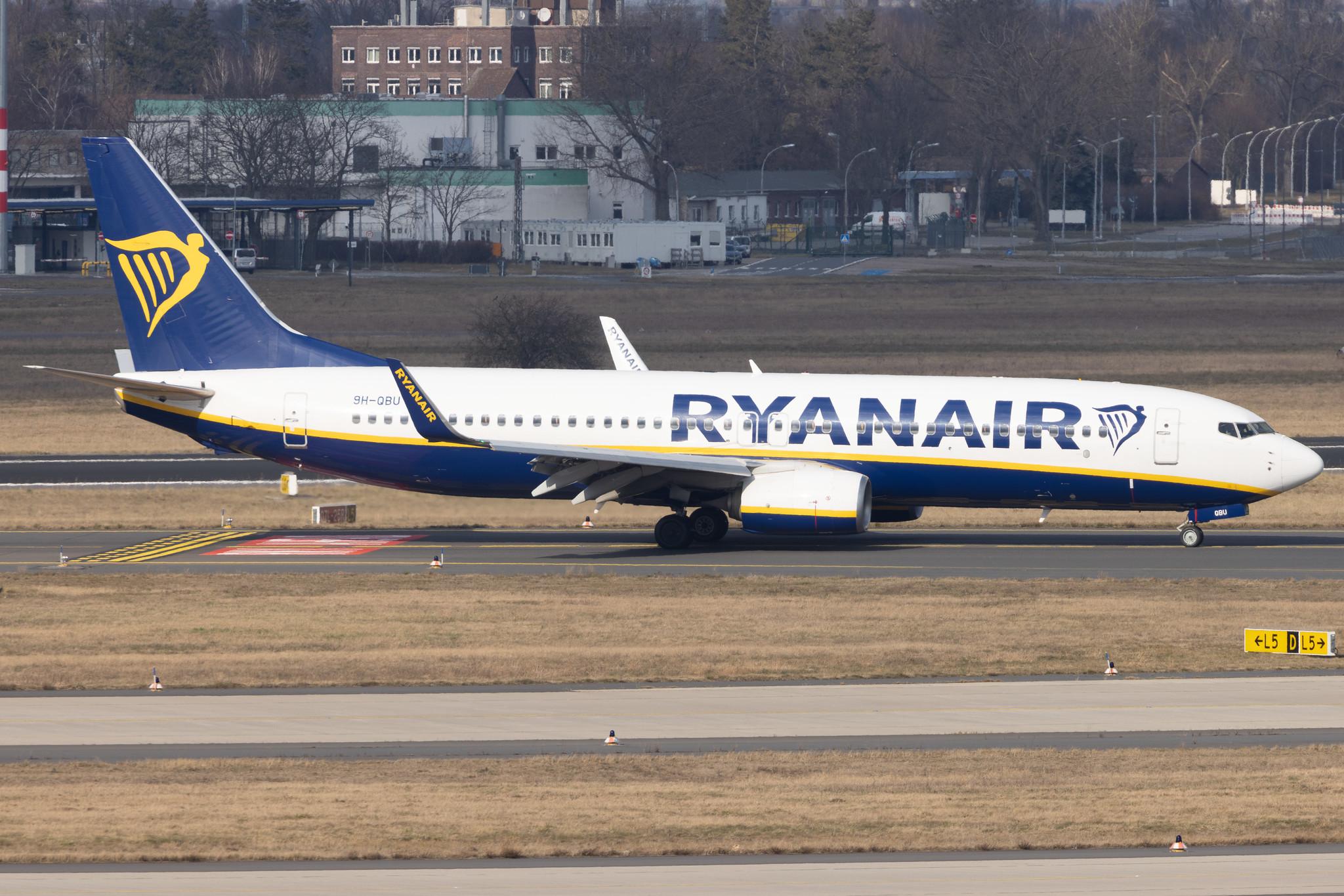 Flughafen Berlin Brandenburg: Ryanair (FR / RYR) | Operator: Malta Air | Boeing 737-8AS B738 | 9H-QBU | MSN 44712