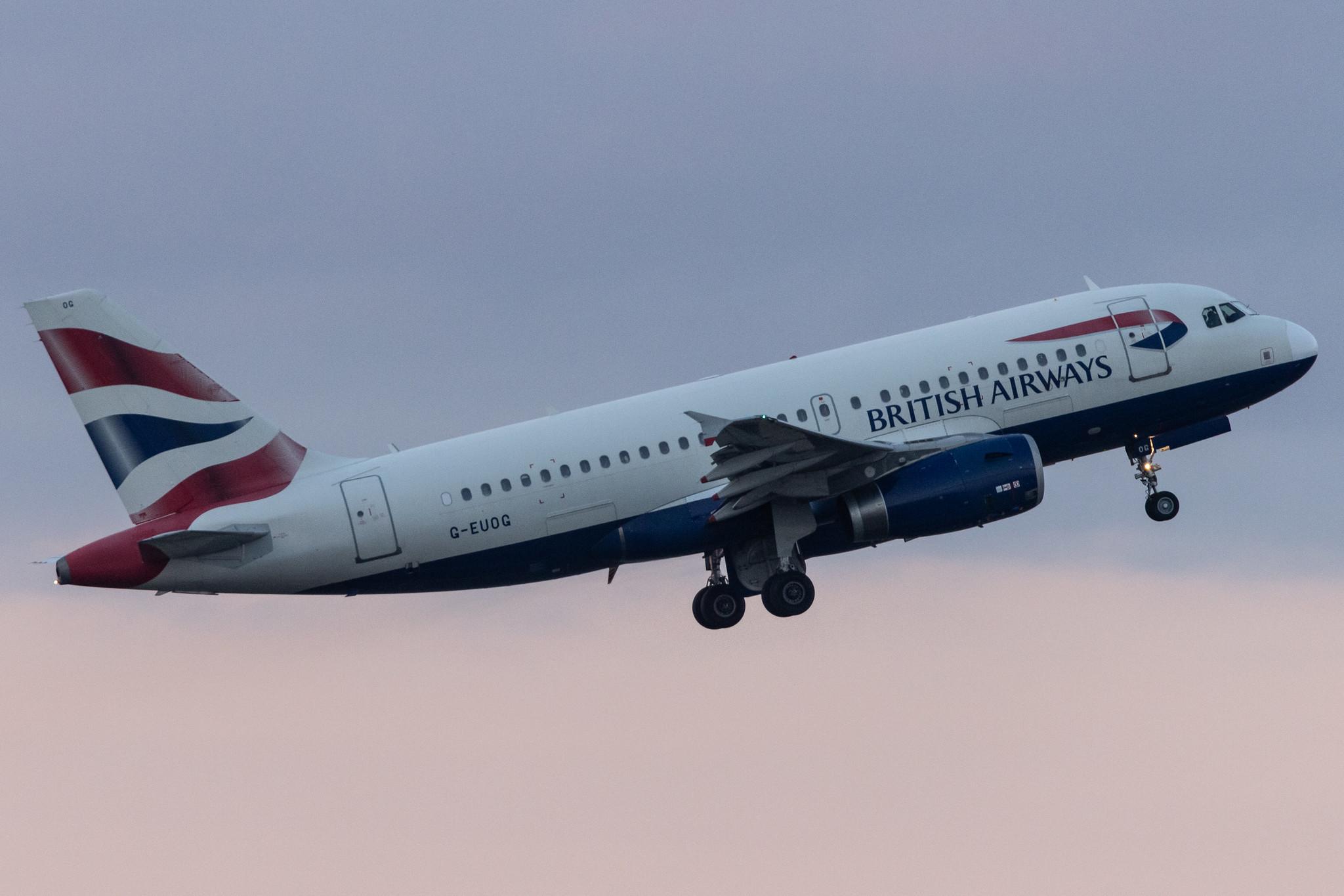 Flughafen Berlin Brandenburg: British Airways (BA / BAW) | Airbus A319-131 A319 | G-EUOG | MSN 1594