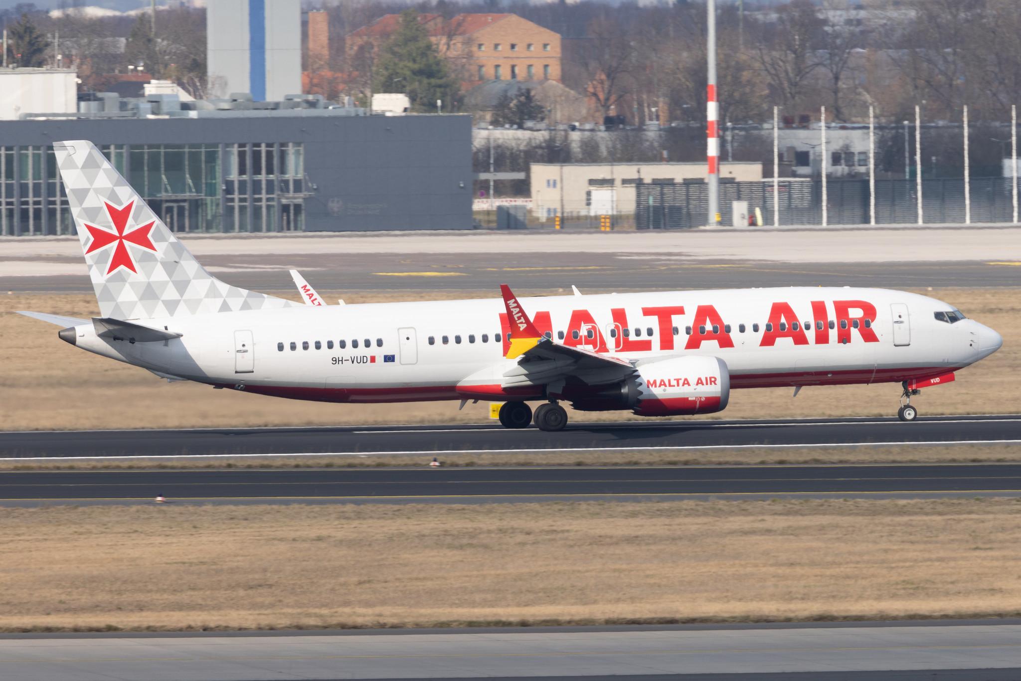 Flughafen Berlin Brandenburg: Malta Air (AL / MAY) | Boeing 737 MAX 8-200 B38M | 9H-VUD | MSN 65878