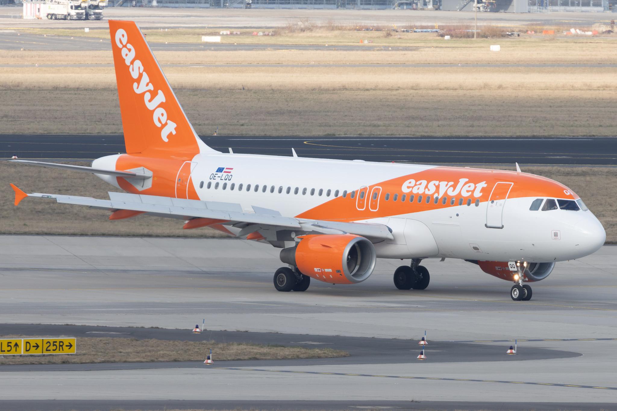Flughafen Berlin Brandenburg: easyJet (U2 / EZY) | Operator: easyJet Europe | Airbus A319-111 A319 | OE-LQQ | MSN 3845