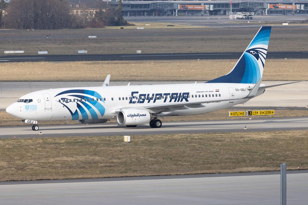 Flughafen Berlin Brandenburg: EgyptAir (MS / MSR) | Boeing 737-866 B738 | SU-GEJ | MSN 63802