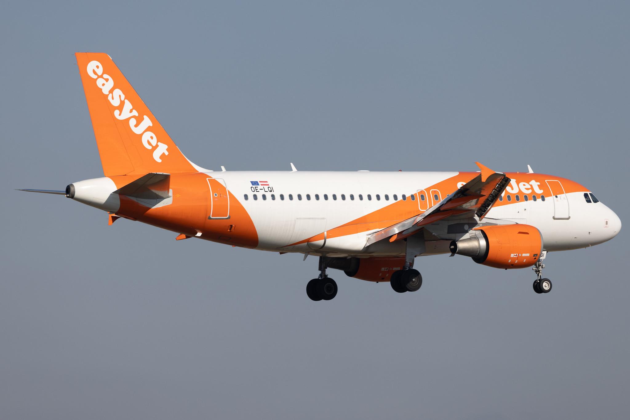 Flughafen Berlin Brandenburg: easyJet (U2 / EZY) | Operator: easyJet Europe | A319 | OE-LQI | MSN 3411