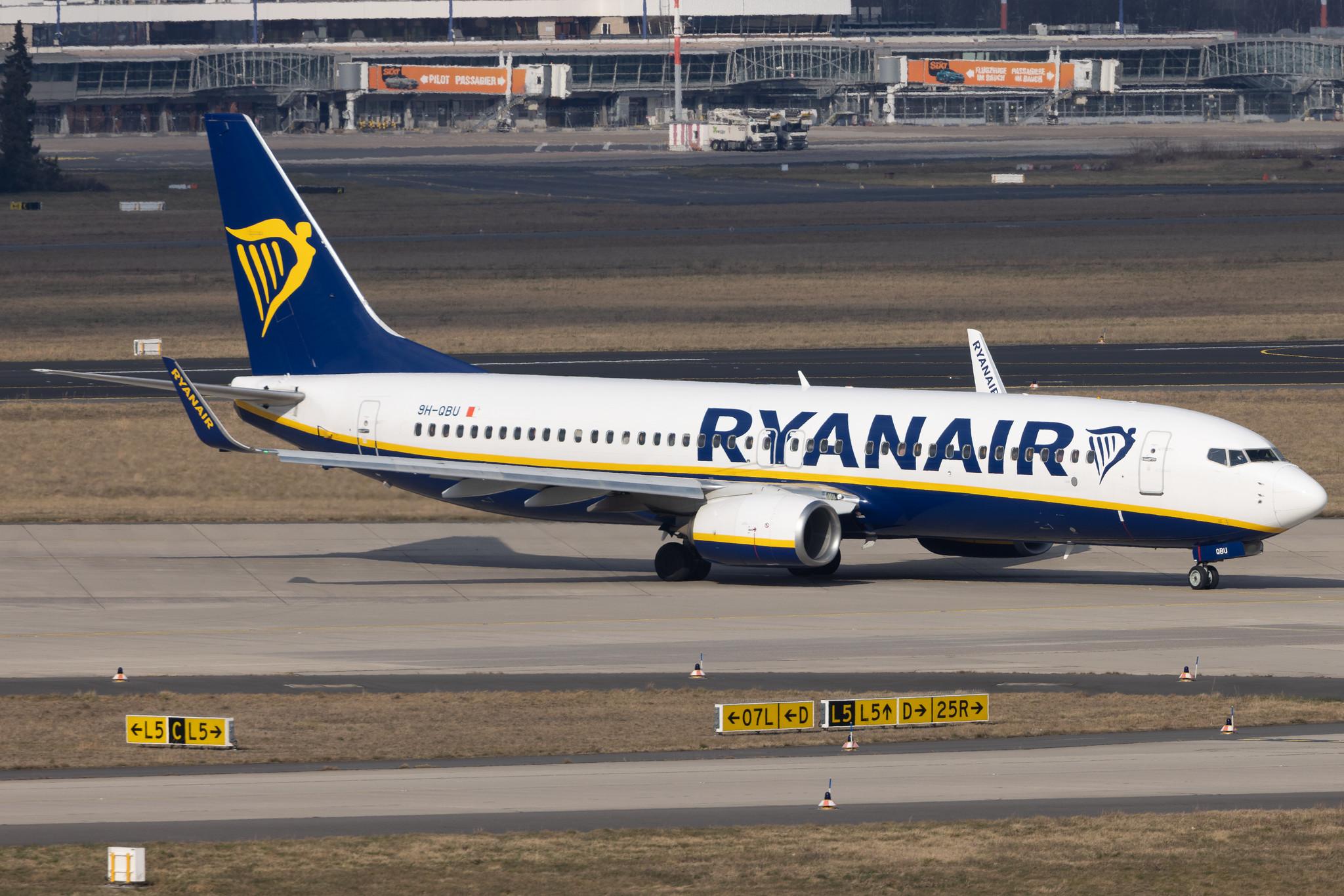 Flughafen Berlin Brandenburg: Ryanair (FR / RYR) | Operator: Malta Air | Boeing 737-8AS B738 | 9H-QBU | MSN 44712