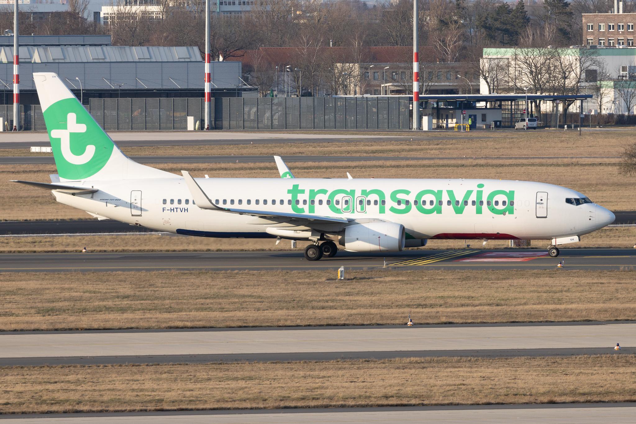 Flughafen Berlin Brandenburg: Transavia (HV / TRA) | Operator: Transavia France | Boeing 737-8K2 B738 | F-HTVH | MSN 62163