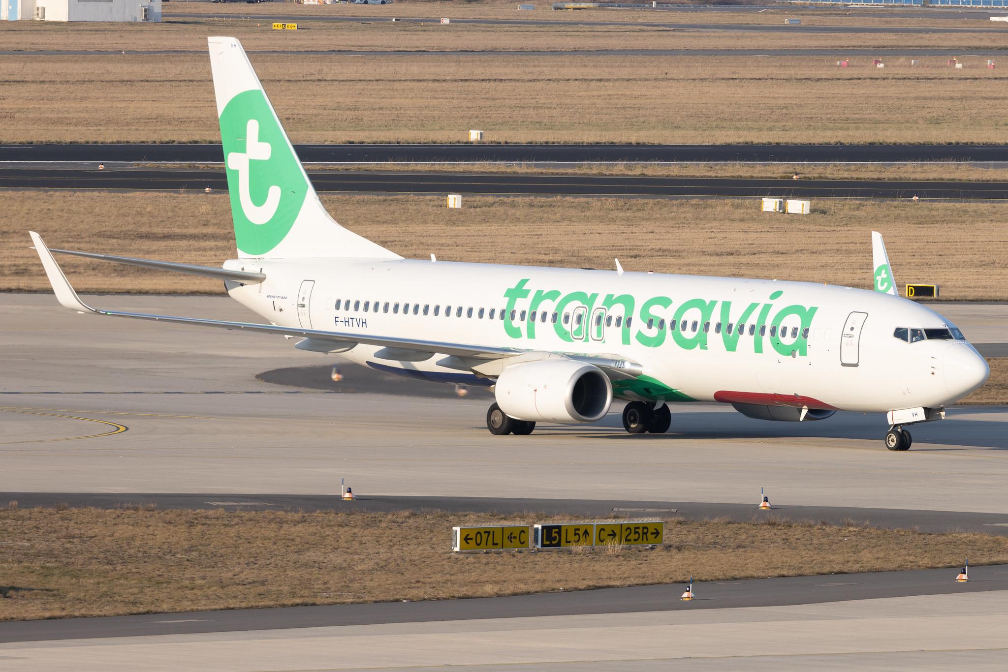 Flughafen Berlin Brandenburg: Transavia (HV / TRA) | Operator: Transavia France | Boeing 737-8K2 B738 | F-HTVH | MSN 62163