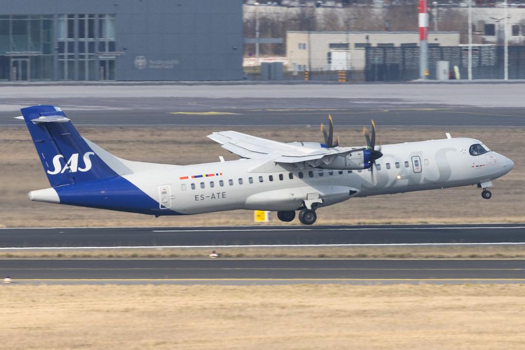 Flughafen Berlin Brandenburg: SAS (SK / SAS) | Operator: Xfly | ATR 72-600 AT76 | ES-ATE | MSN 1120