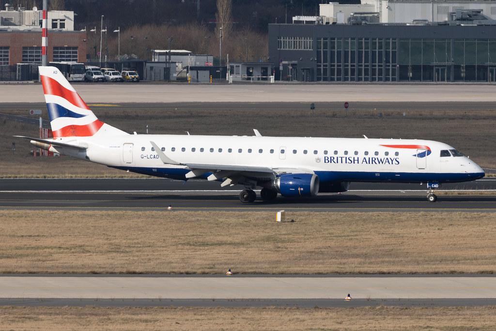 Flughafen Berlin Brandenburg: British Airways (BA / BAW) | Operator: BA CityFlyer | Embraer E190LR E190 | G-LCAD | MSN 19000535